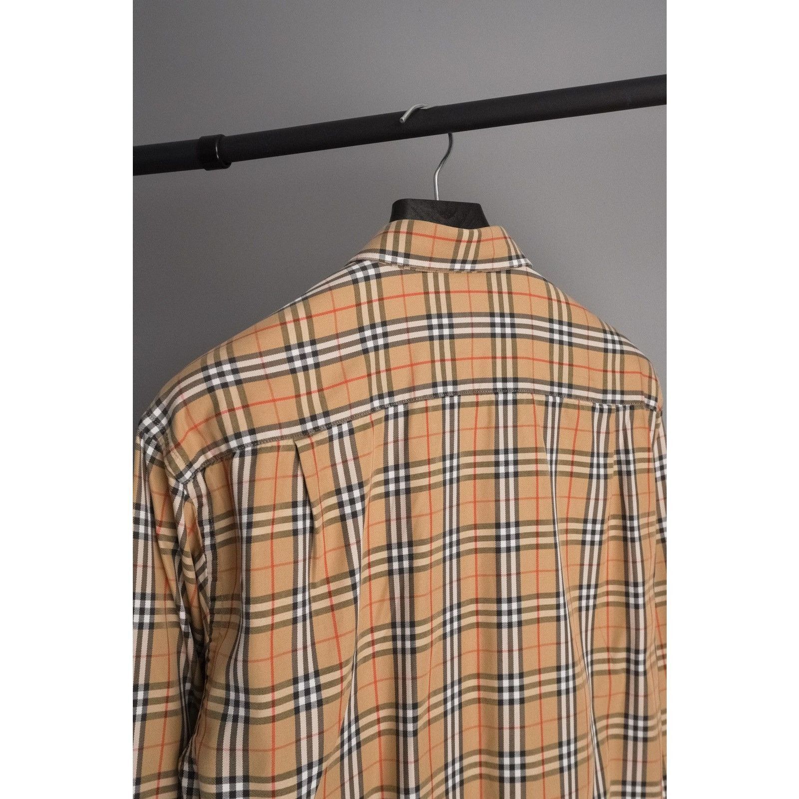 Burberry Vintage burberry classic check nova brown long sleeve shirt Size US L / EU 52-54 / 3 - 9 Thumbnail