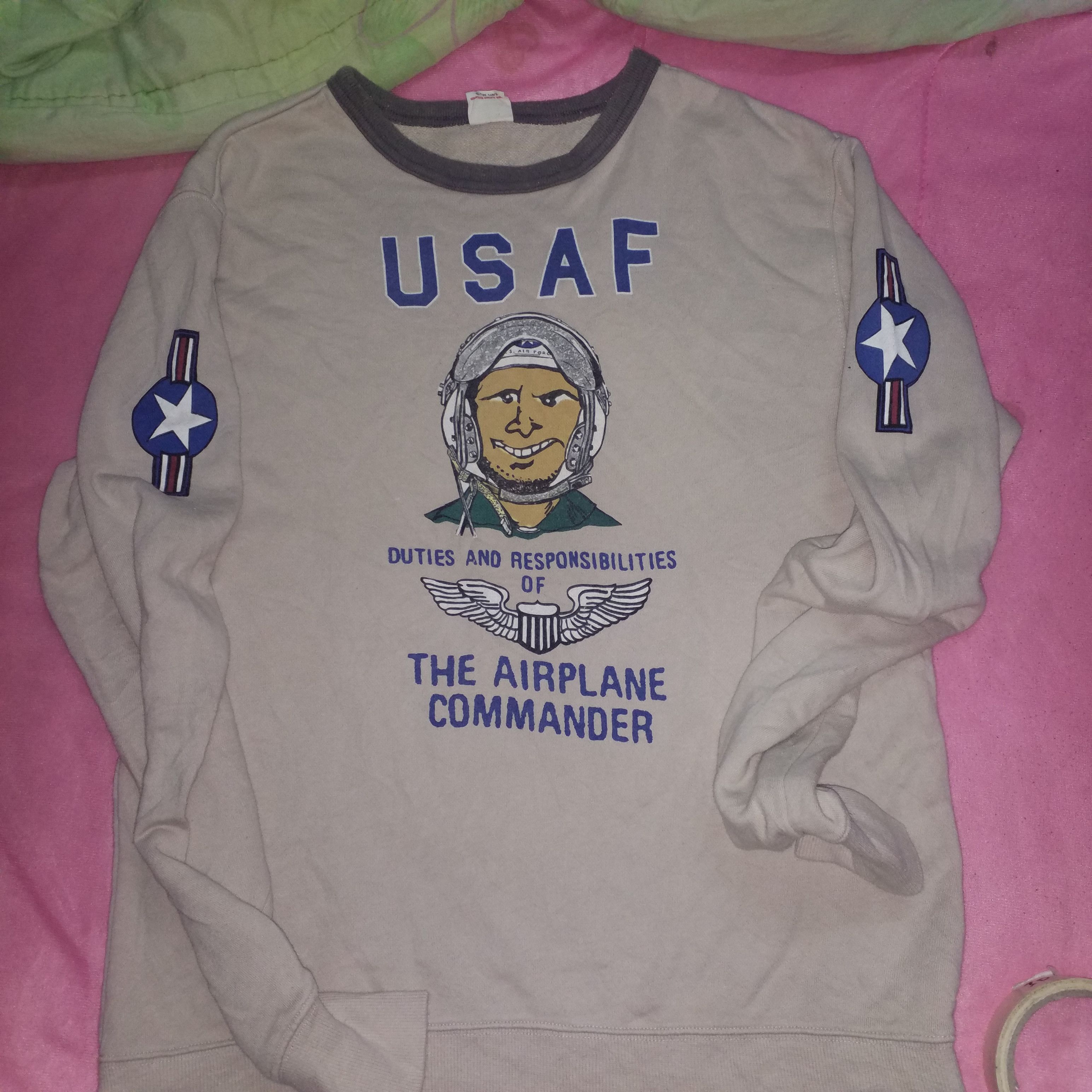 Japanese Brand USAF THE AIRPLANE COMMANDER Size US M / EU 48-50 / 2 - 2 Thumbnail