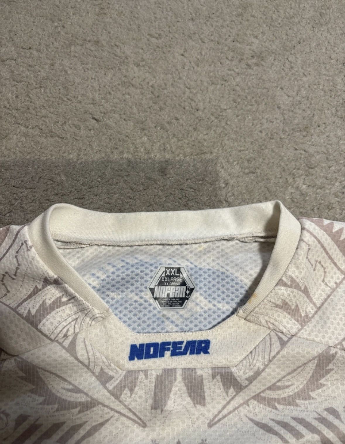 No Fear No Fear Rogue White Bandana rare size (White and purple) Size US XXL / EU 58 / 5 - 4 Thumbnail