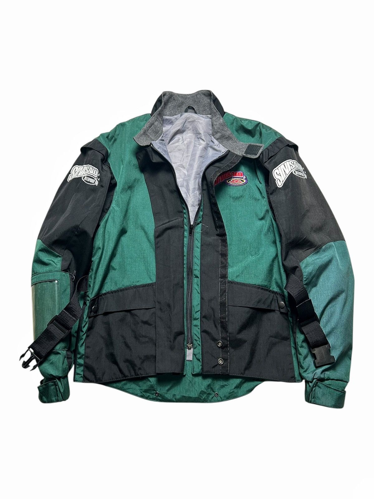Vtg 90s Enduro Jacket Motocross Sinisalo Worldwide Racing
