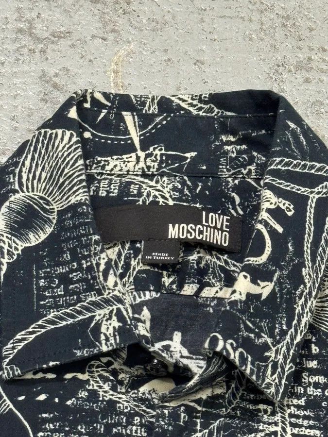 Moschino Moschino Galaxy Map Black & White Shirt Size US S / EU 44-46 / 1 - 5 Thumbnail