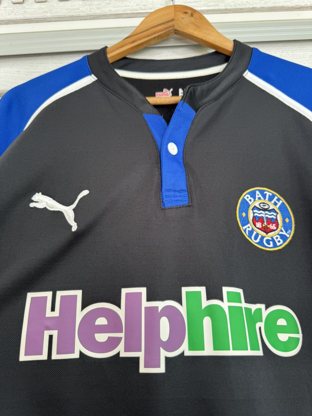 Vintage Bath 2006-2007 Rugby Long Sleeve Jersey Kit Shirt