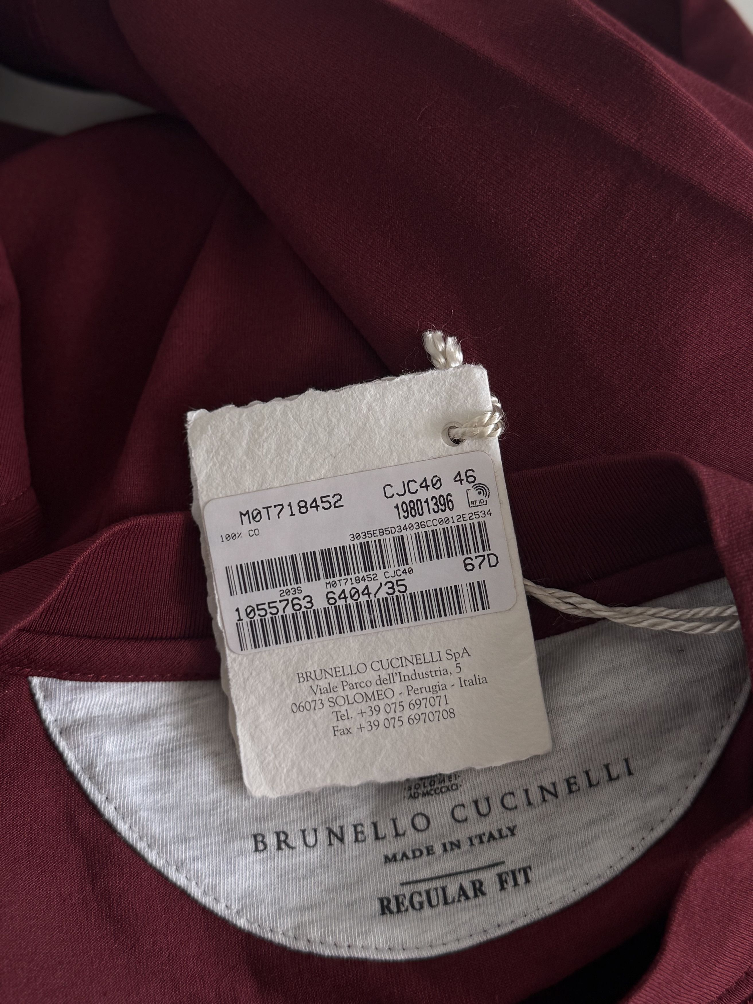 Brunello Cucinelli Brunello Cucinelli Tee | Brand New | size 46 Size US S / EU 44-46 / 1 - 5 Thumbnail