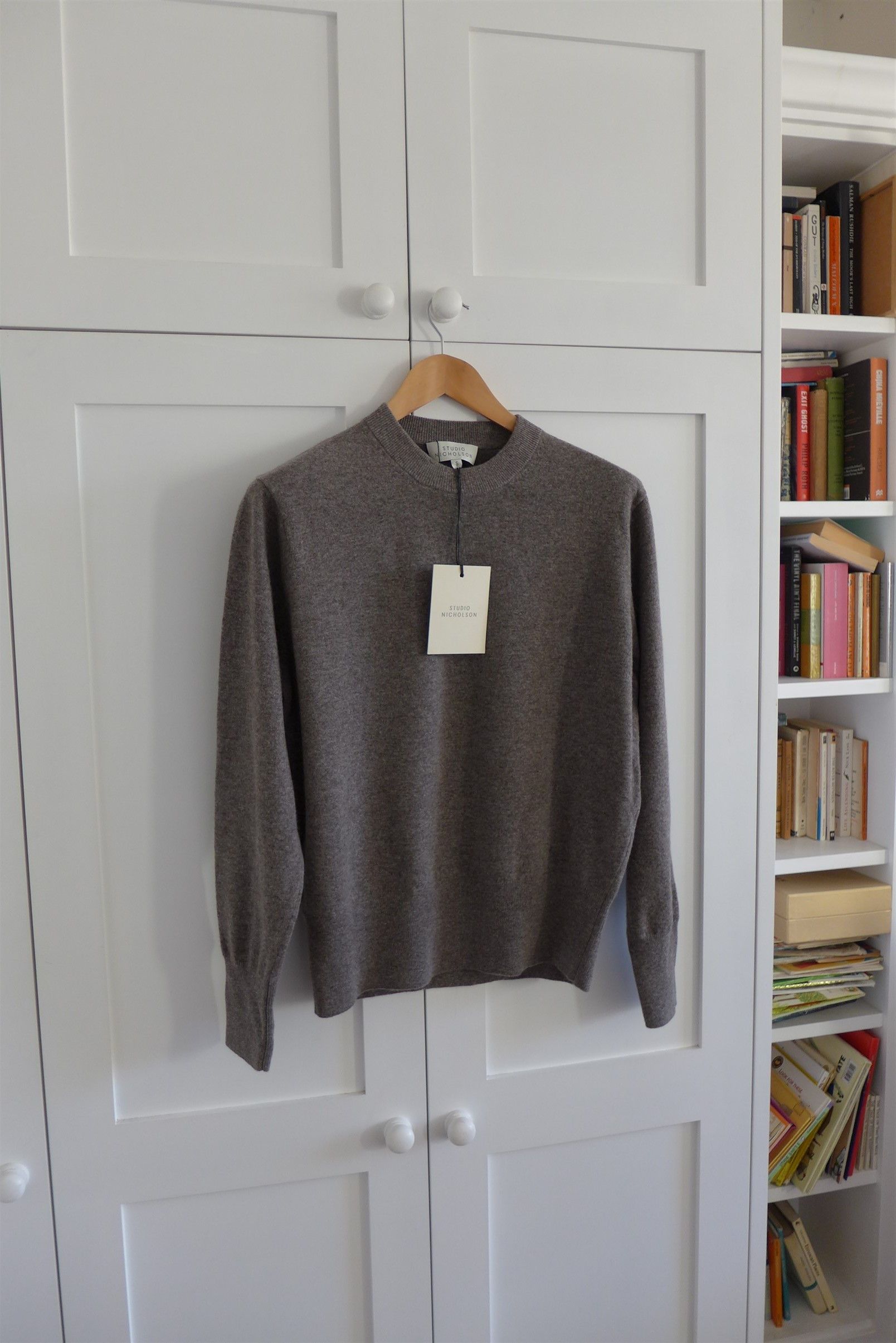 Studio Nicholson Studio Nicholson Fisherman Rib Sweater - Graphite Wool Size US S / EU 44-46 / 1 - 1 Thumbnail
