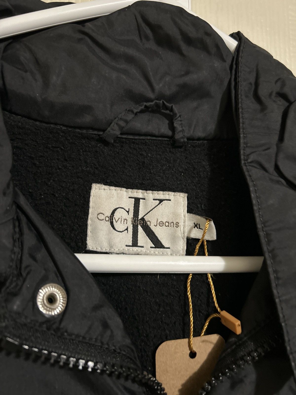 Calvin Klein × Vintage Vintage 90s Calvin Klein lined windbreaker Size US XL / EU 56 / 4 - 3 Thumbnail