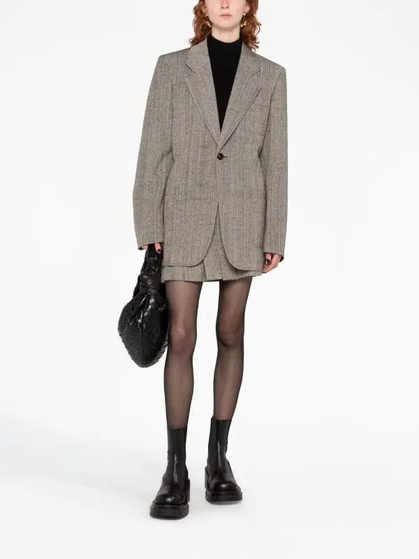 Bottega Veneta o1y0725 Blazer in Brown Size S / US 4 / IT 40 - 6 Thumbnail