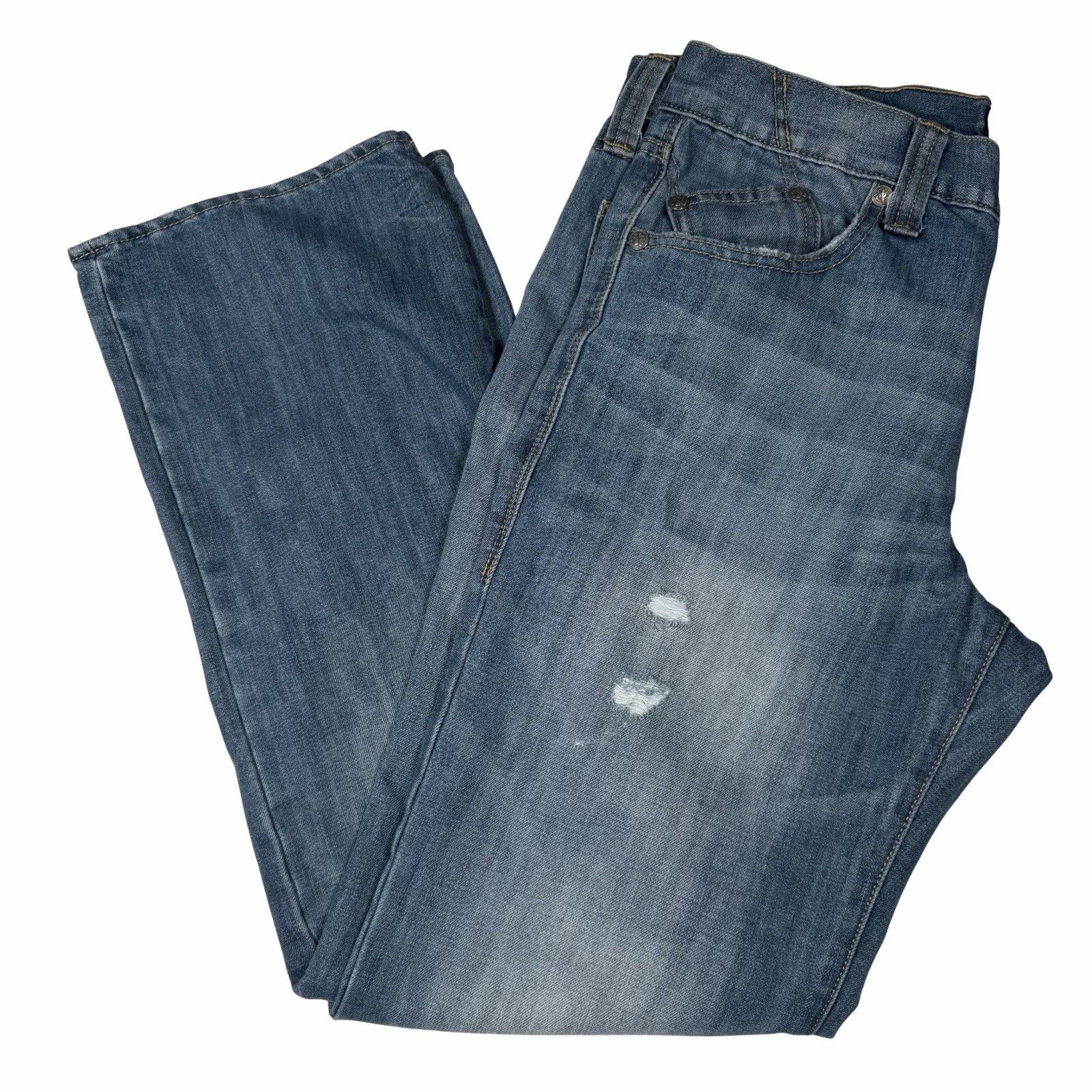 Rock & Republic Rock & Republic Torque Jeans Mens 34x32 Blue Distressed Size US 34 / EU 50 - 2 Thumbnail