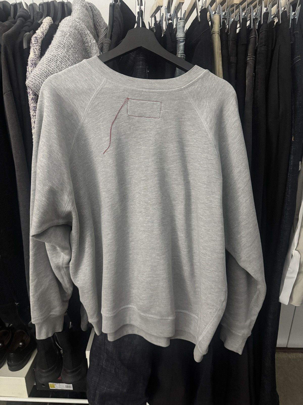 Yuremane yuremane uniform crewneck heather gray Size US M / EU 48-50 / 2 - 3 Thumbnail