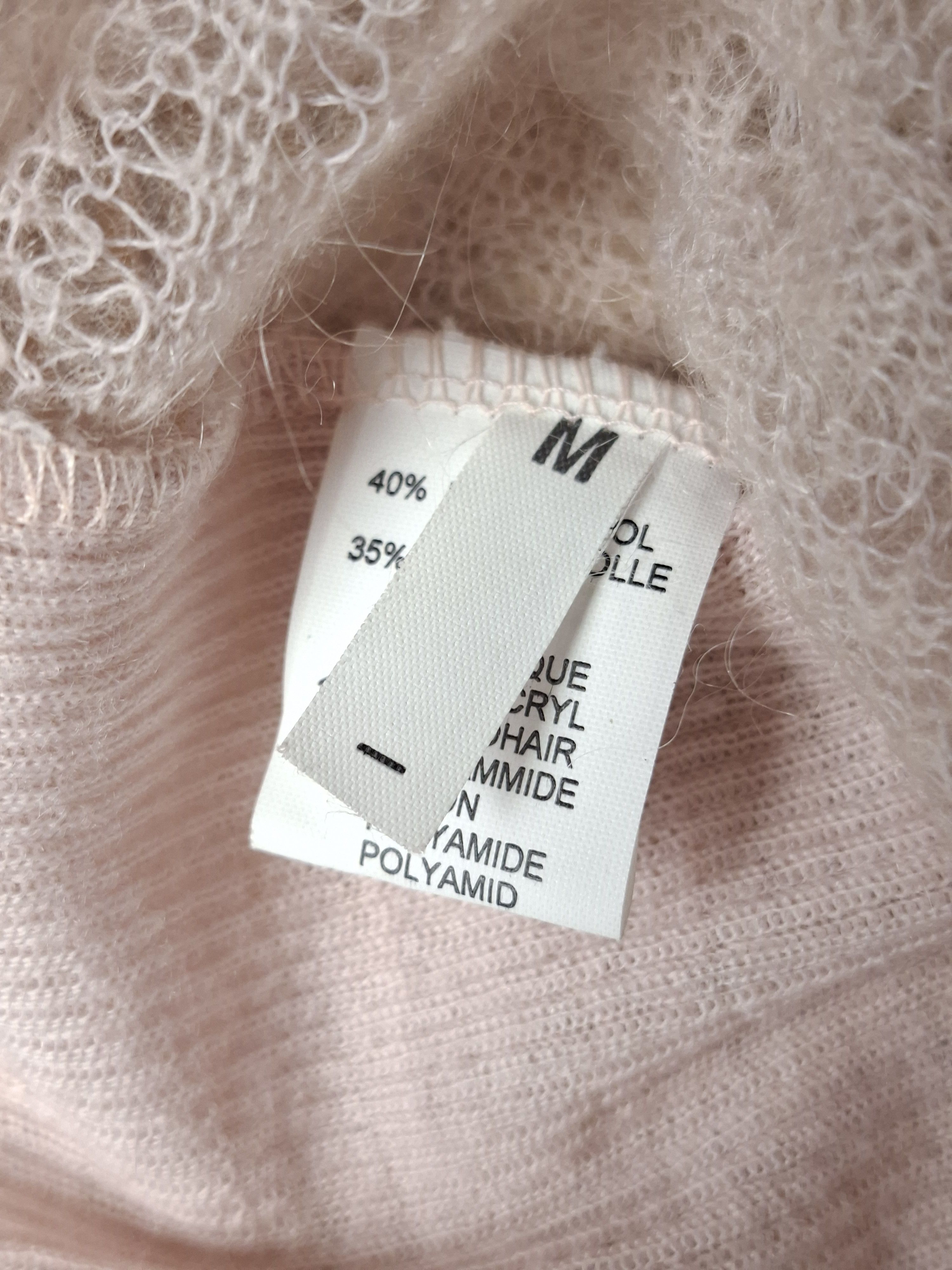 Other GOTHA Italy Wool Balletcore Whimsy Wrap Cardigan Pink Mohair Size M / US 6-8 / IT 42-44 - 9 Thumbnail