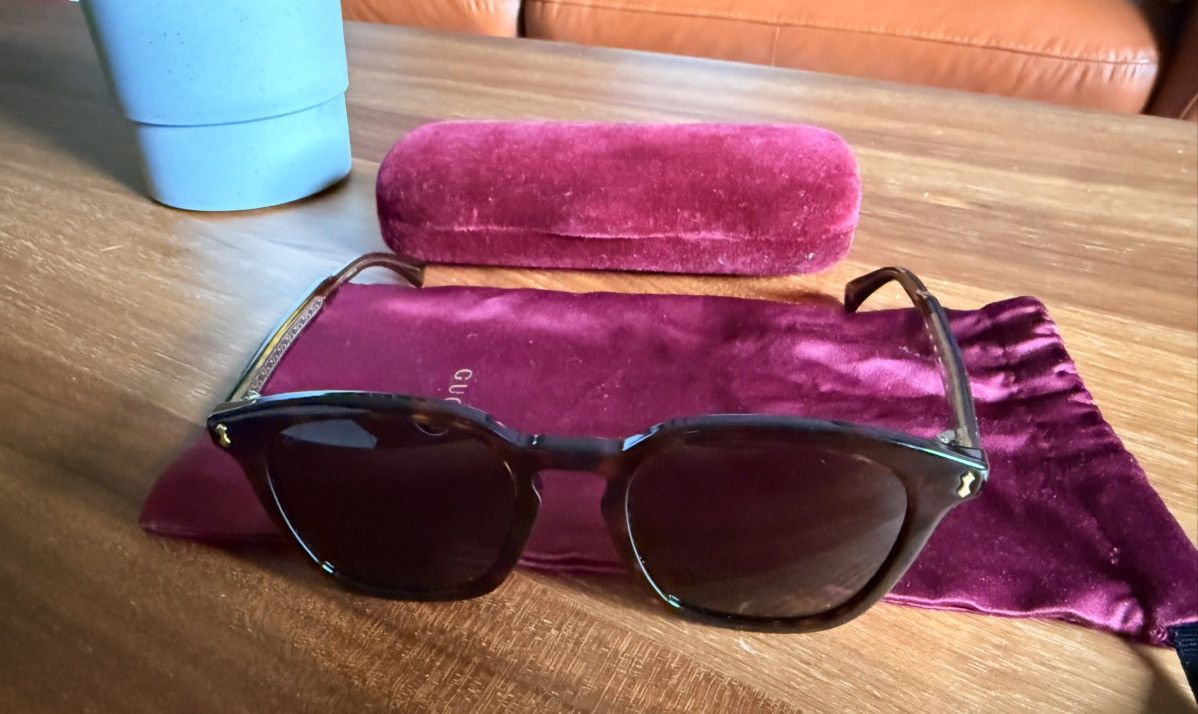 Gucci Men’s Gucci Square Frame Sunglasses Size ONE SIZE - 7 Thumbnail