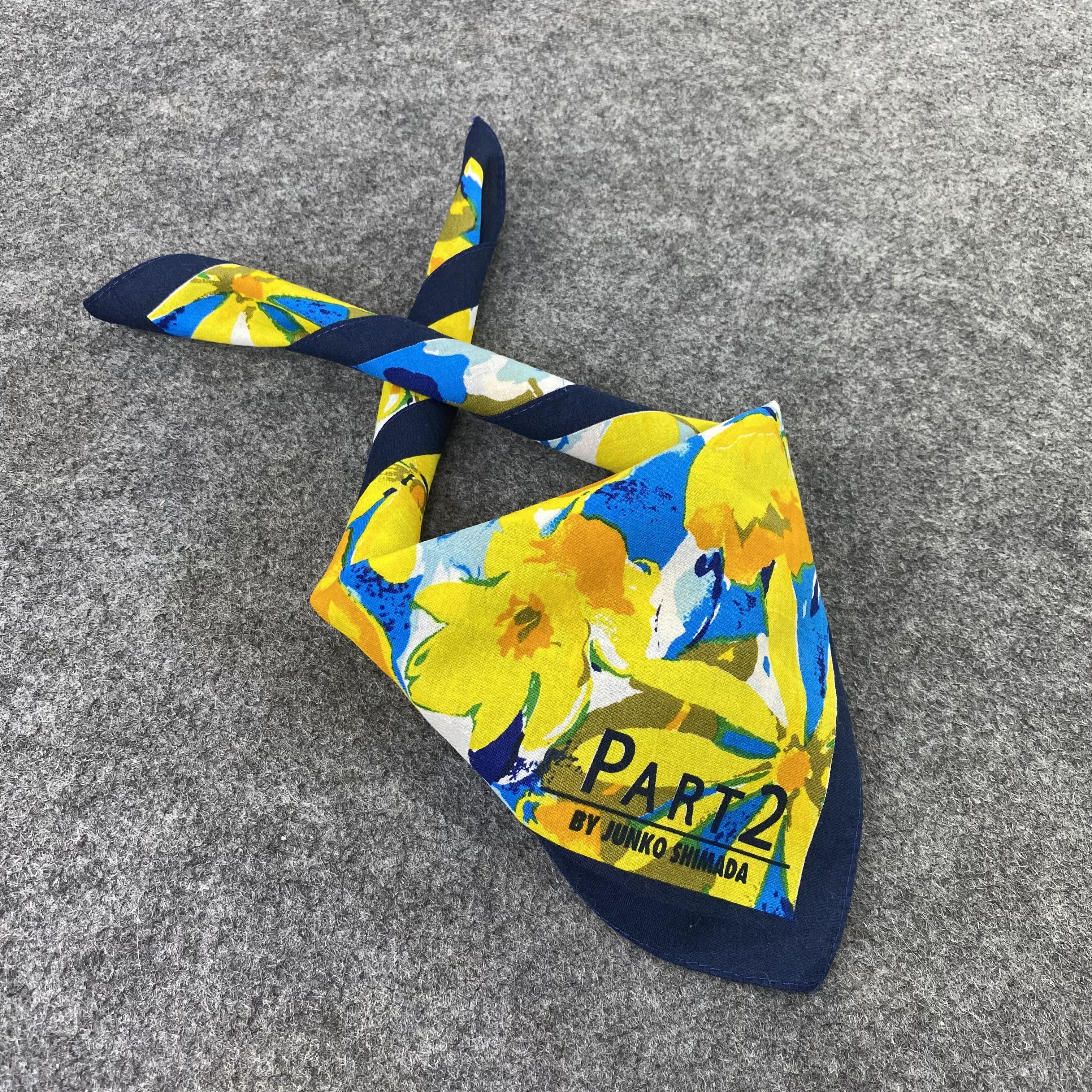 Japanese Brand Part 2 By Junko Shimada Handkerchief / Neckerchief - B511 Size ONE SIZE - 1 Thumbnail