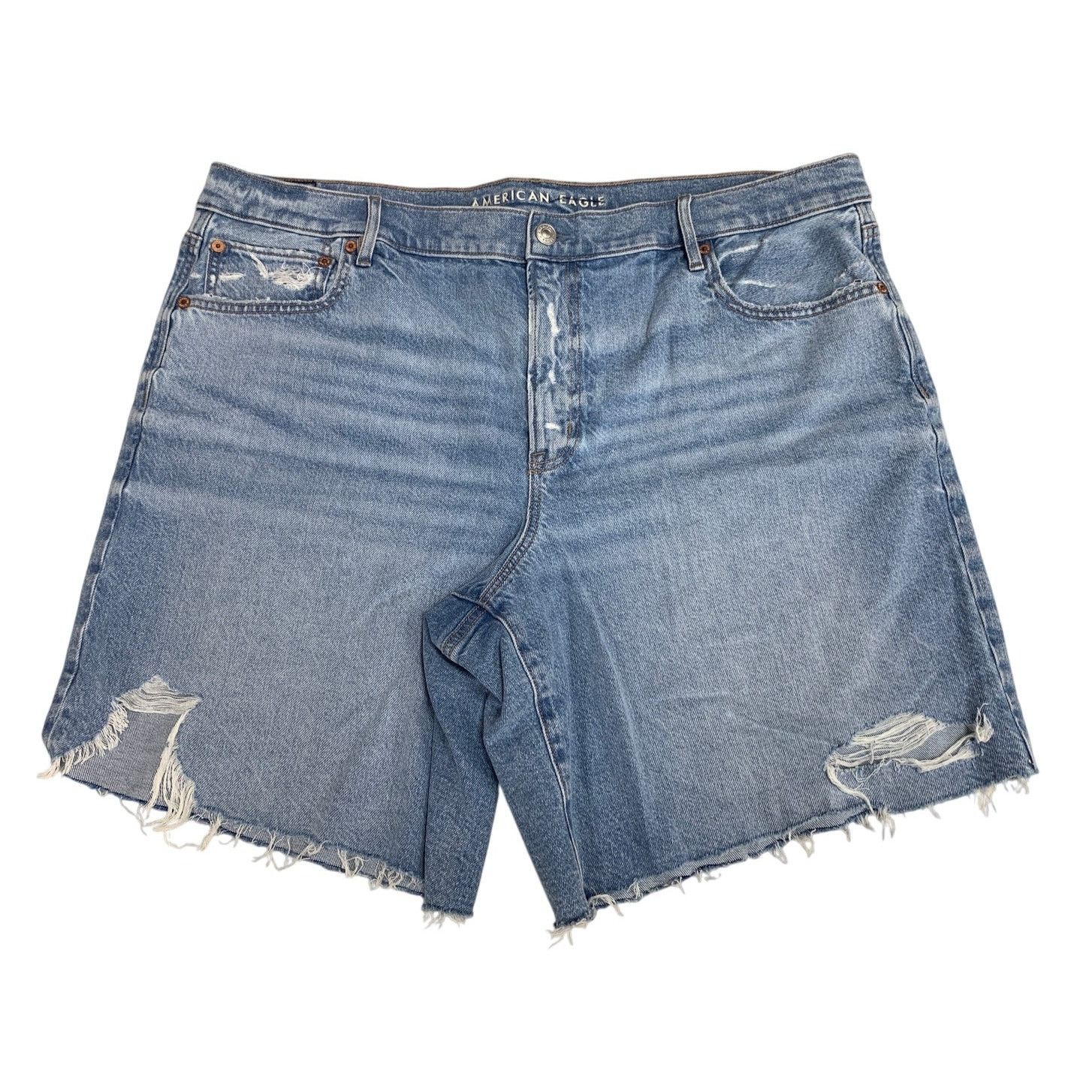American Eagle Outfitters New American Eagle Womens Size 18 Bermuda Denim Jean Shorts Size 40" / US 18 - 1 Thumbnail
