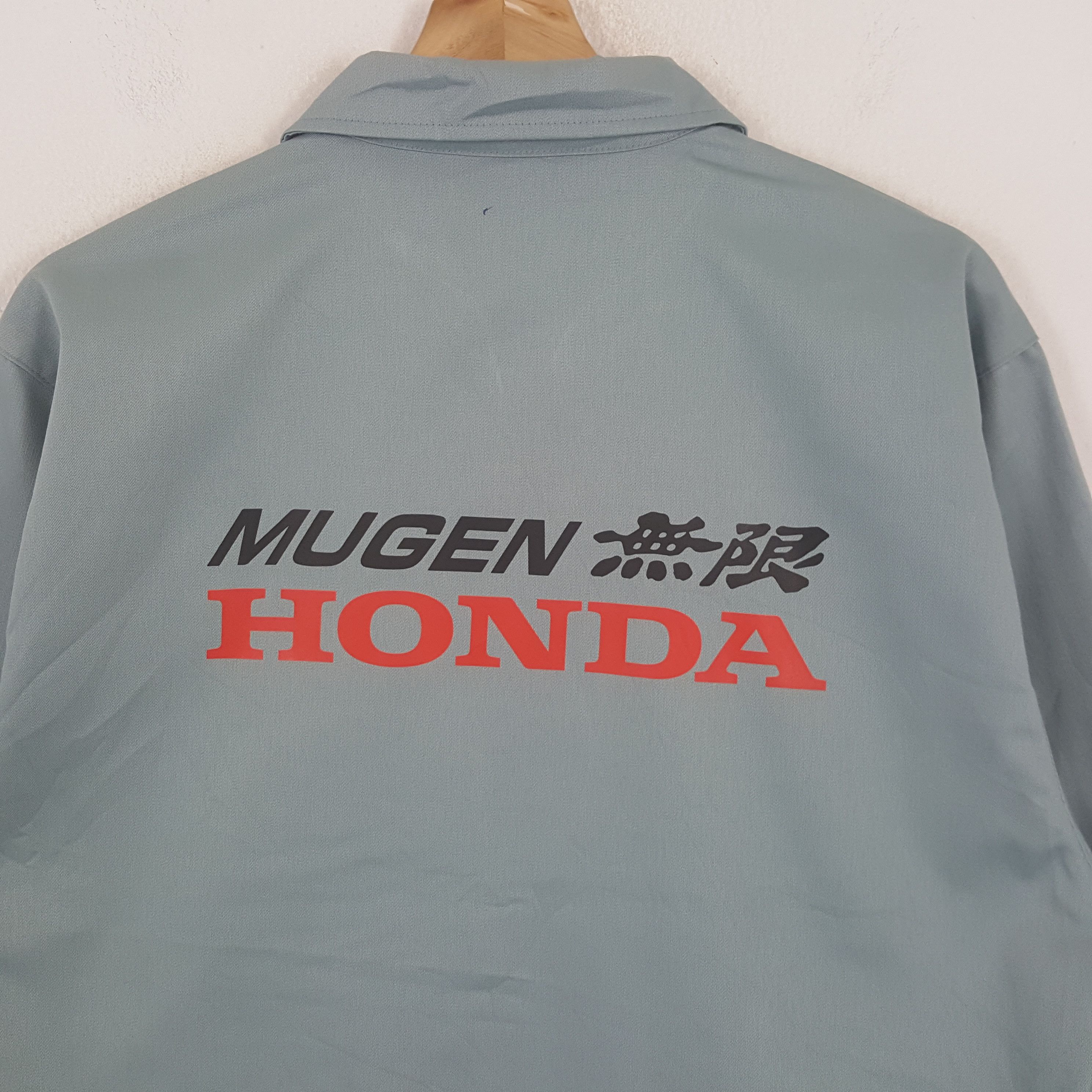 Japanese Brand × Vintage Vintage HONDA Mugen Japanese Racing Team Custom Jacket Size US M / EU 48-50 / 2 - 2 Thumbnail