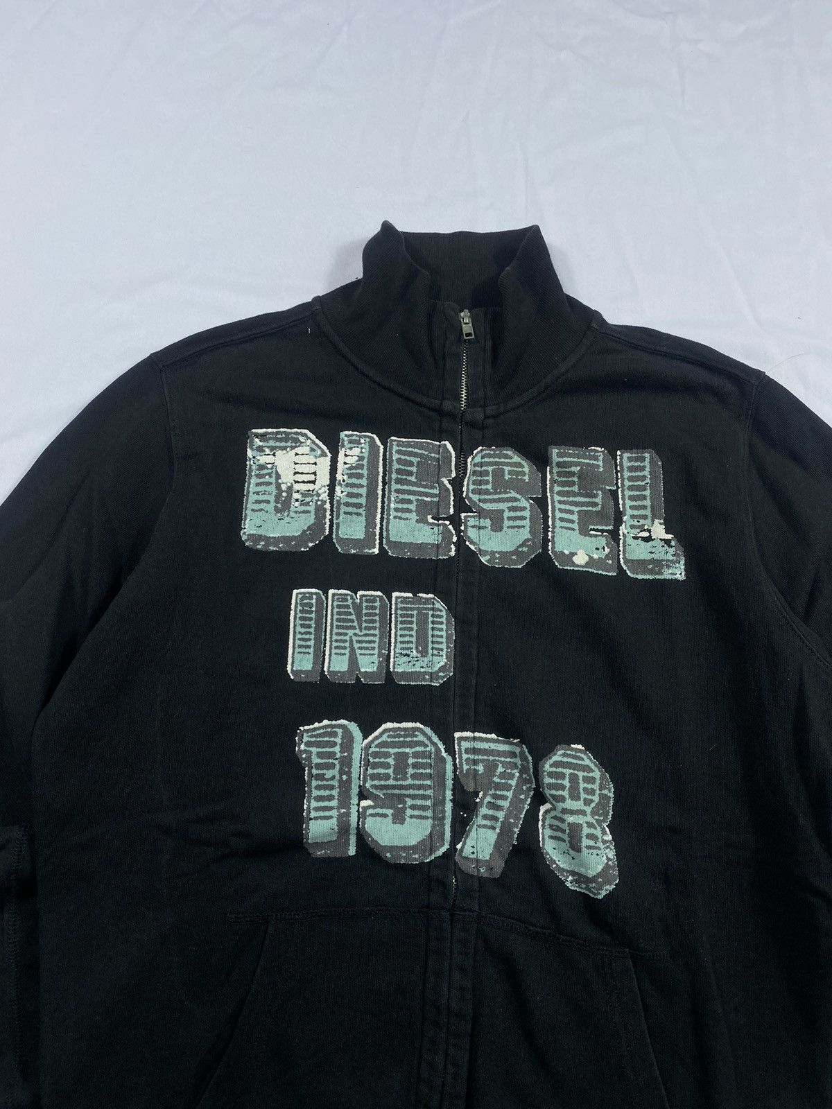 Diesel Japanese Diesel Zip up Neck Sweatwear Size US M / EU 48-50 / 2 - 2 Thumbnail