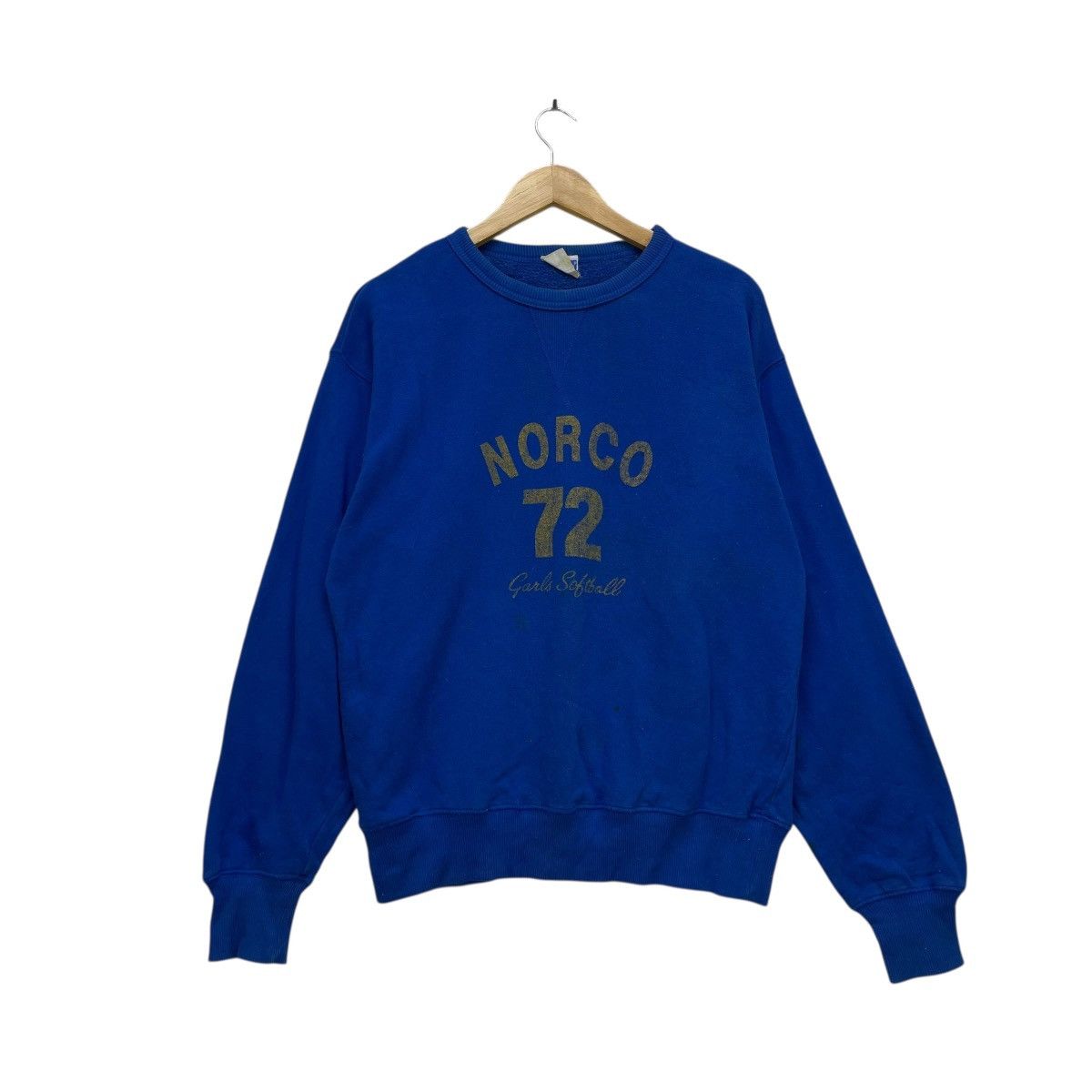 Vintage 💥Vintage Softball Pullover Roundneck Sweatshirt Size US M / EU 48-50 / 2 - 1 Thumbnail