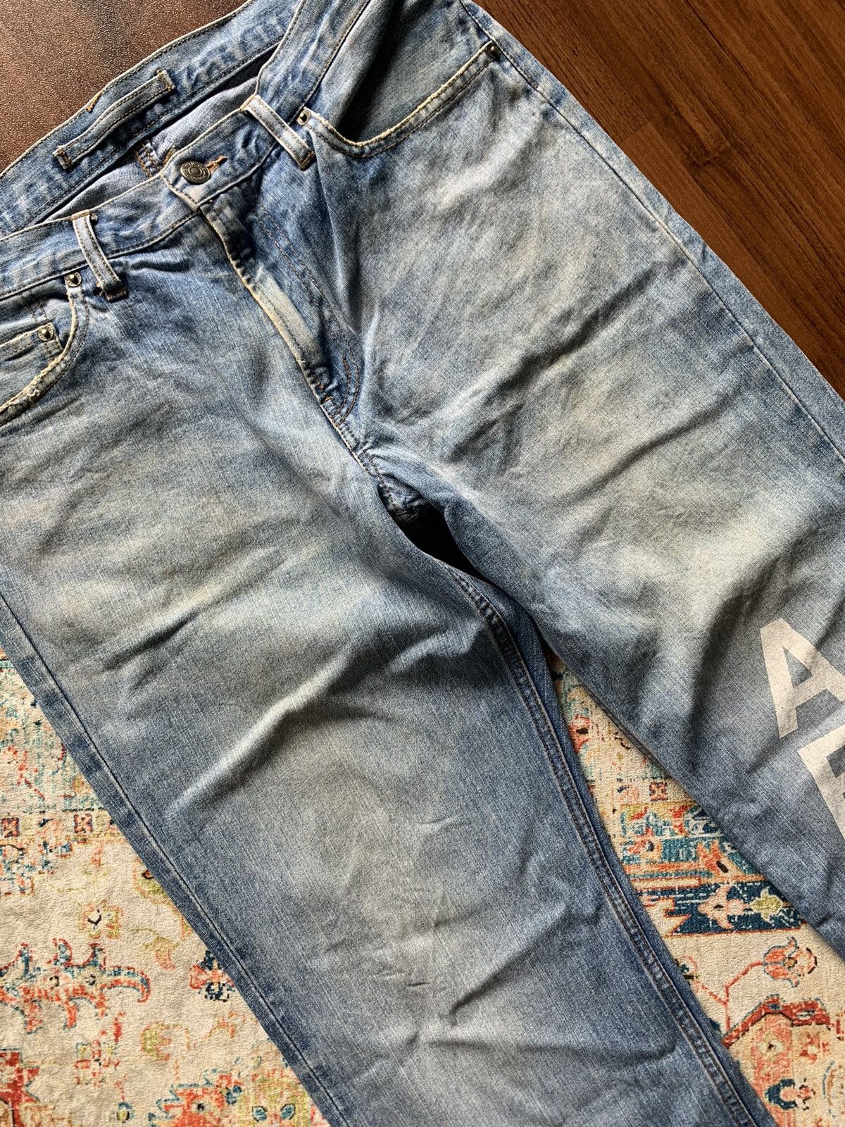 PPFM PPFM Poem Ecstasy Denim Pants Size US 32 / EU 48 - 5 Thumbnail