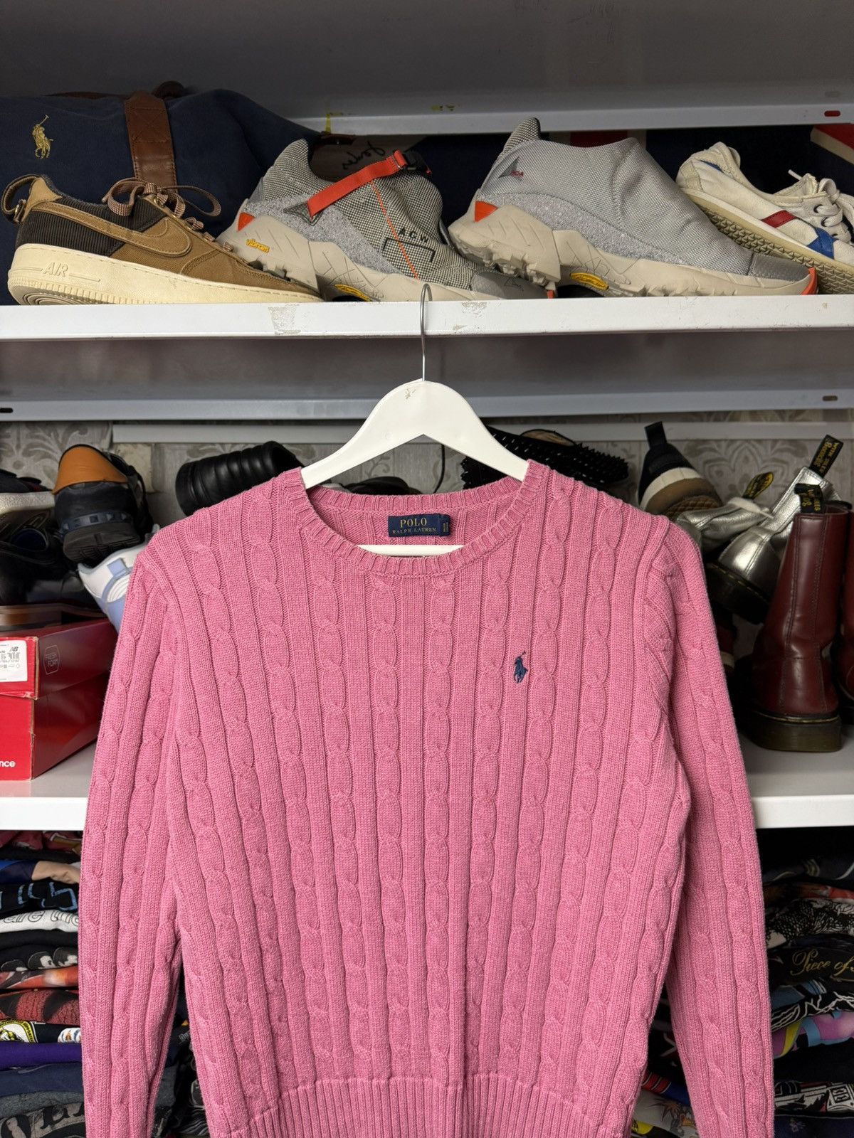 Polo Ralph Lauren Women’s Vintage Polo Ralph Lauren knitted Sweater luxury Size L / US 10 / IT 46 - 2 Thumbnail