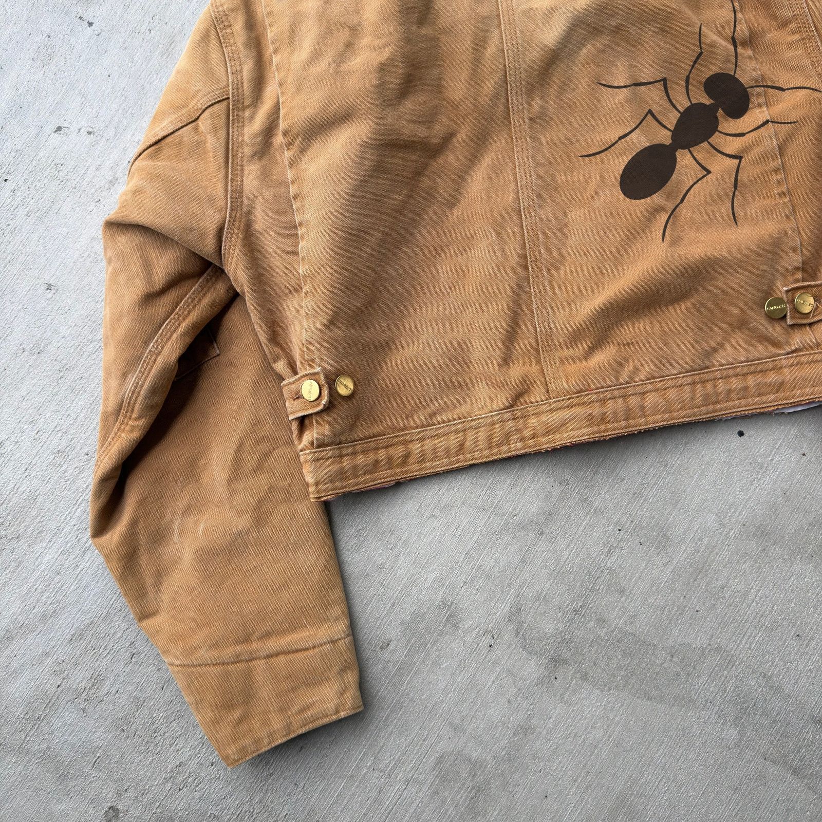 Carhartt × Vintage Carhartt brown cropped Detroit style work wear jacket Size US S / EU 44-46 / 1 - 7 Thumbnail