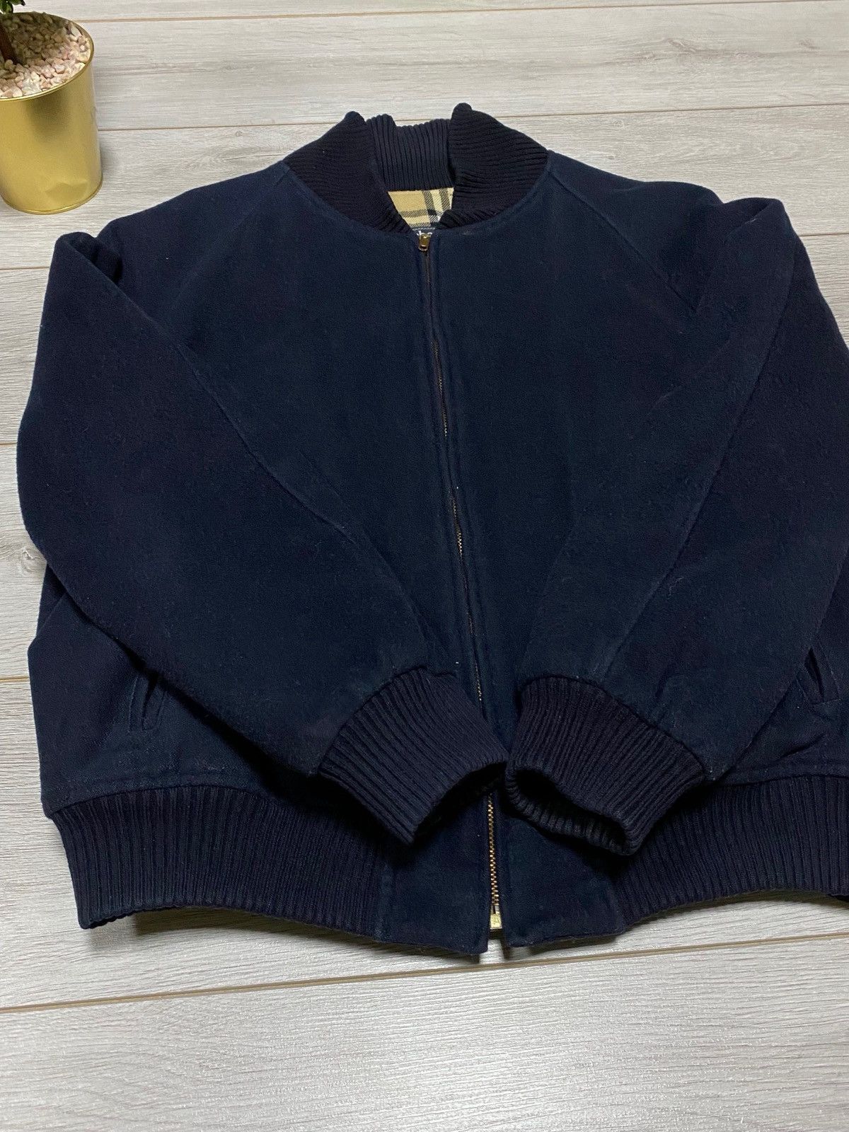 Burberry Prorsum Burberry wool zip nova check bomber jacket Size US L / EU 52-54 / 3 - 5 Thumbnail