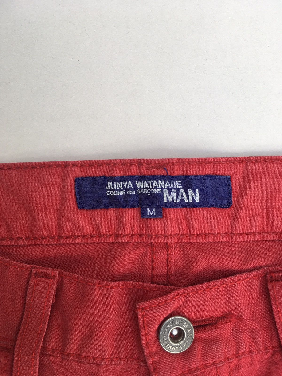 Junya Watanabe Junya Watanabe x COMME des GARÇONS MAN Red pants with print Size US 34 / EU 50 - 8 Thumbnail