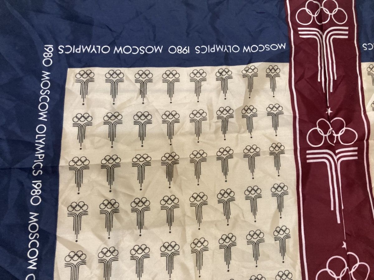 Other × Vintage Vintage 1980 Moscow Olympic Handkerchief Size ONE SIZE - 2 Thumbnail