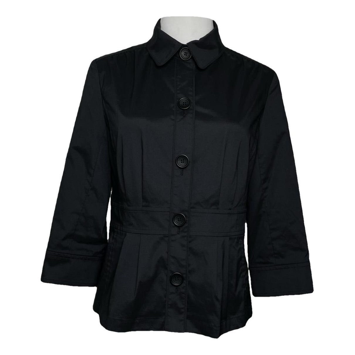 Courreges Courrèges Black Polyester Trench Coat Size M / US 6-8 / IT 42-44 - 1 Thumbnail