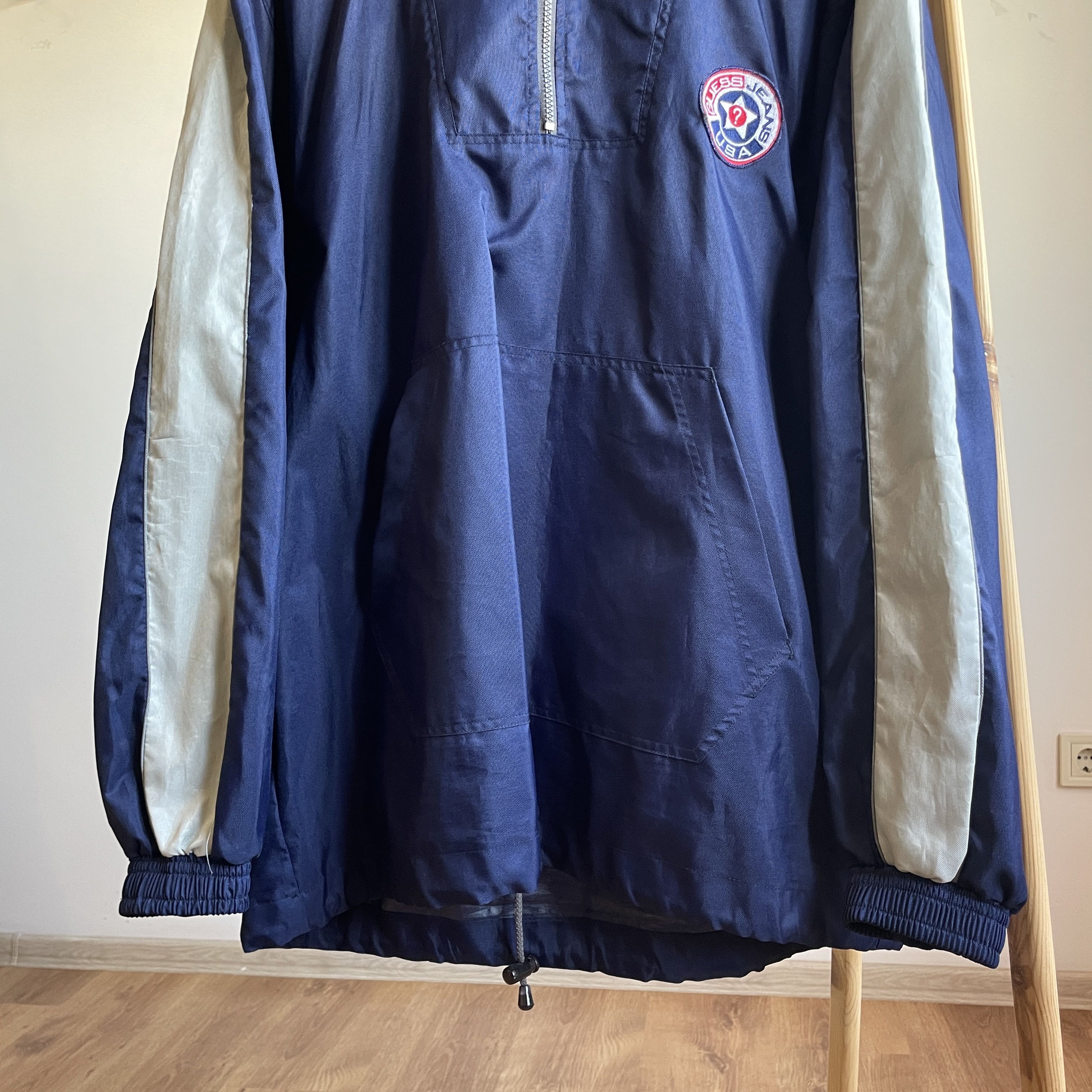 Guess Guess Vintage 90's Nylon Anorak Jacket Size L Size US L / EU 52-54 / 3 - 6 Thumbnail