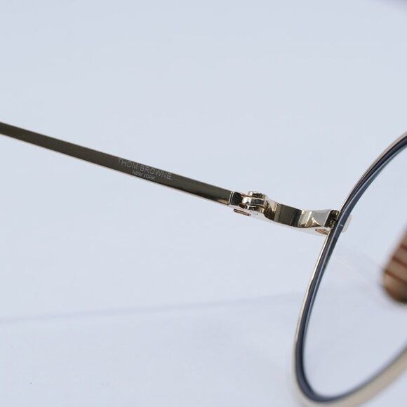 Thom Browne TB-109-A-GLD-BLK-53 Eyeglasses Gold/Black 53mm
