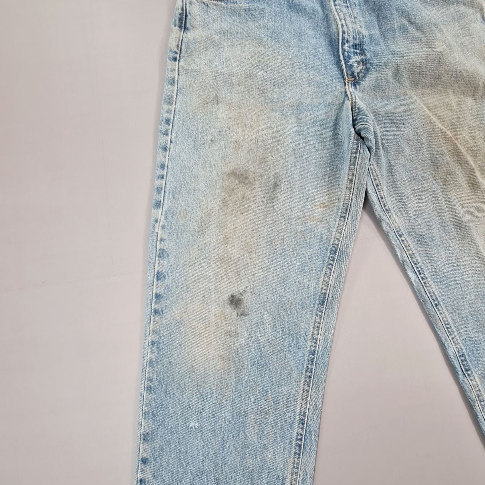 Carhartt Carhartt Jeans Mens Blue W34 L34 Relaxed Tapered Fit Denim Bum 100% Cotton Logo Pocket USA Hipster Retro Vintage N/A Size US 34 / EU 50 - 6 Thumbnail