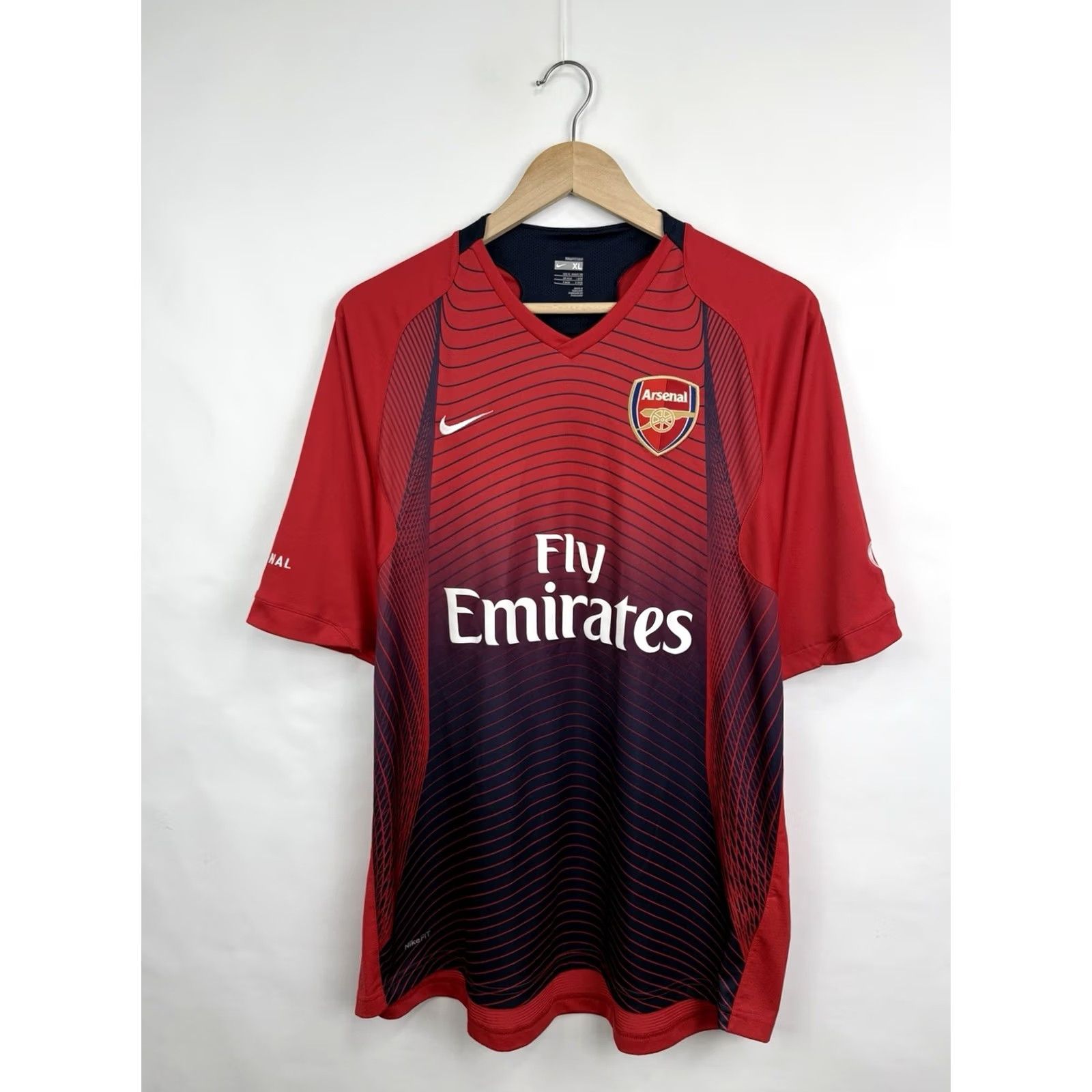 Nike VINTAGE Nike Arsenal Jersey Soccer Football Shirt XL Men Red 2007/08 Size US XL / EU 56 / 4 - 3 Thumbnail