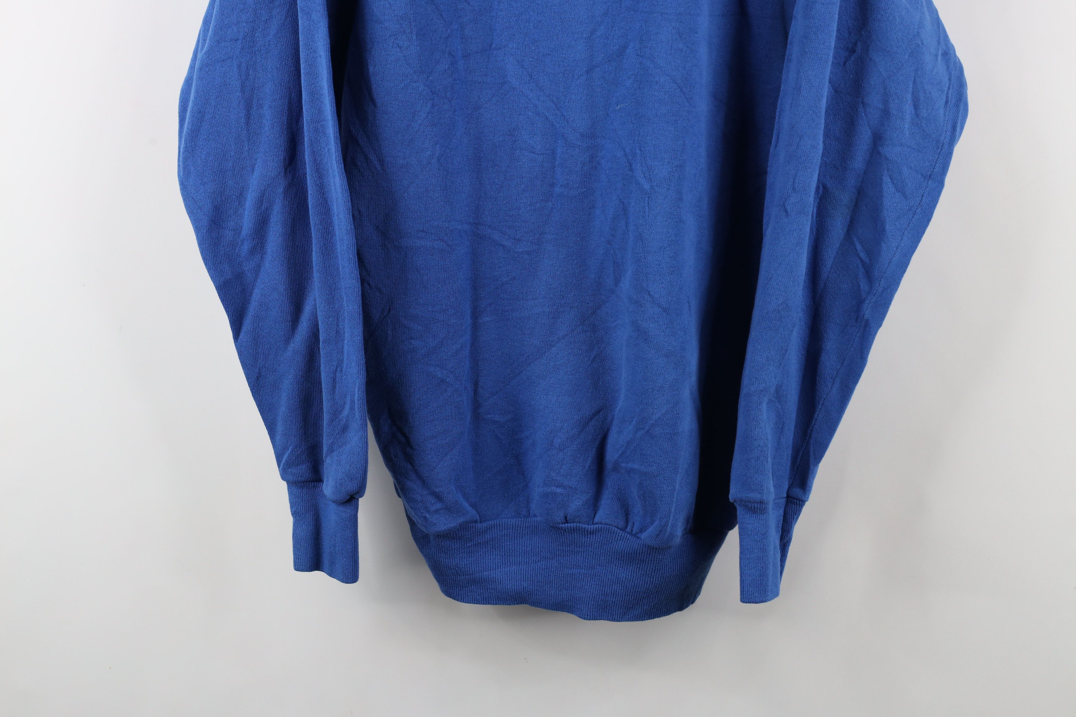 Vintage Vintage 80s 90s Streetwear Crewneck Sweatshirt Royal USA Size US XL / EU 56 / 4 - 3 Thumbnail