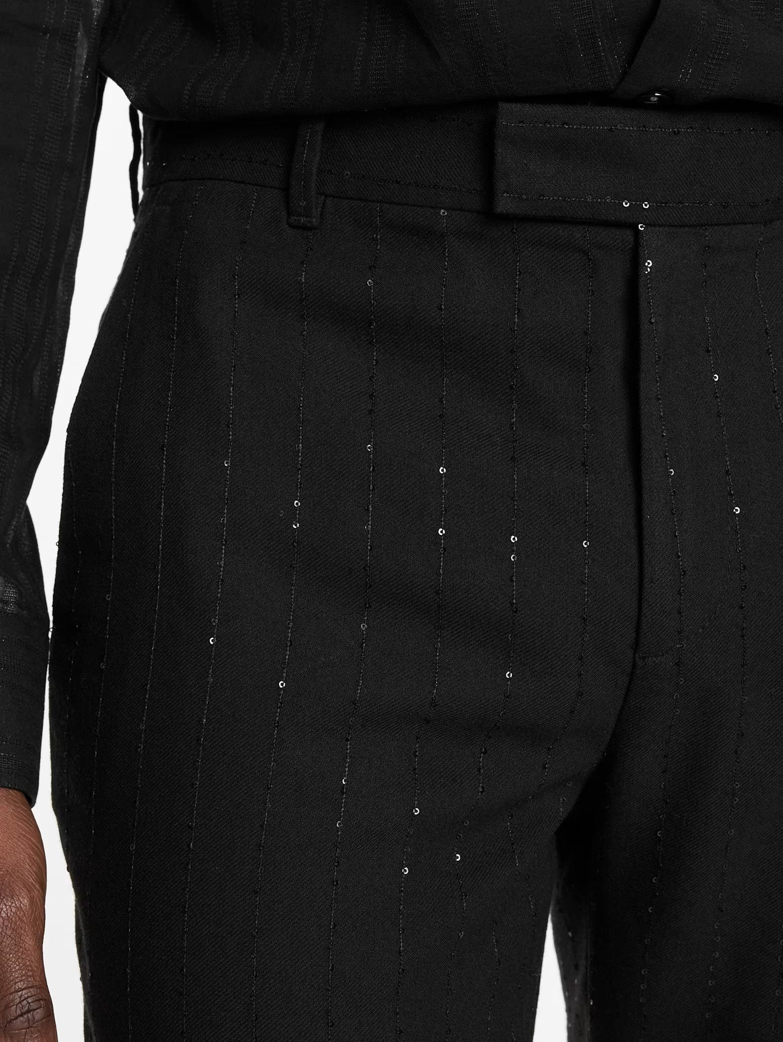John Varvatos John Varvatos - Sequin pinstripe dress pants Size 50R - 4 Thumbnail
