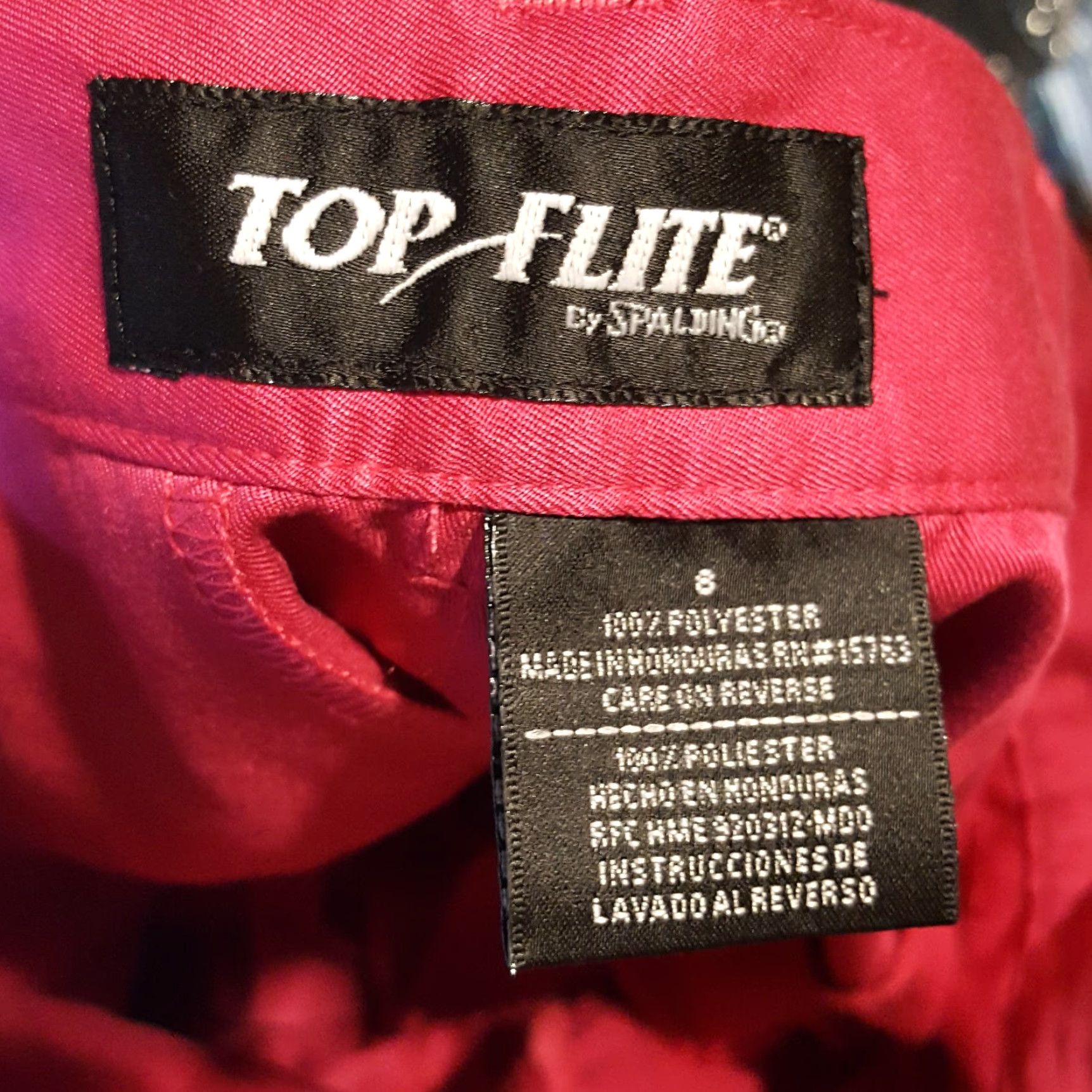 Vintage VINTAGE Top Flite Women's Chino Shorts 8 High Waist Pleated Relaxed Pink Summer Athletic Casual Y2K Size 30" / US 8 / IT 44 - 8 Thumbnail