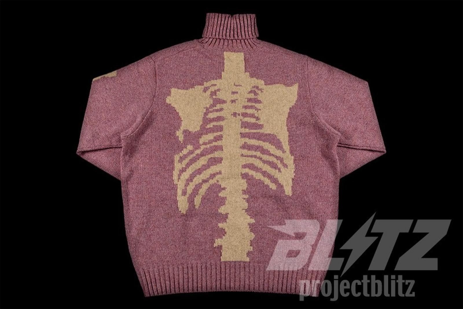 Kapital Kountry Kapital 5G Bone Knit High Neck Sweater Purple Size 3 Size US L / EU 52-54 / 3 - 1 Thumbnail