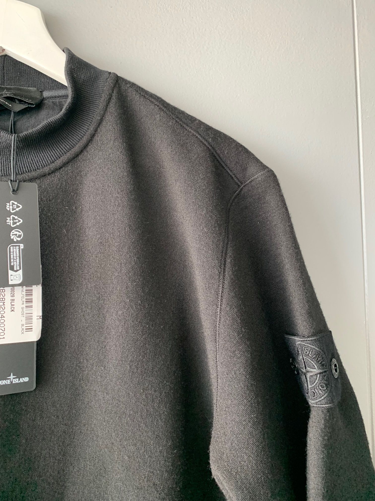 Stone Island Stone Island Ghost Black Crewneck Sweater Size US M / EU 48-50 / 2 - 12 Thumbnail