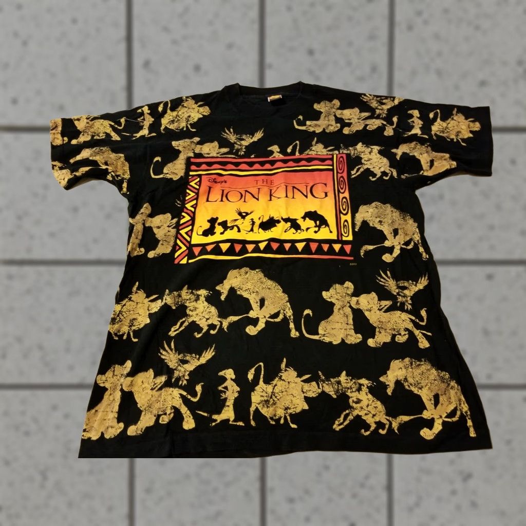Disney VINTAGE Lion King Shirt Disney T-Shirt XL Black Mens Womens Unisex Size XL / US 12-14 / IT 48-50 - 1 Thumbnail