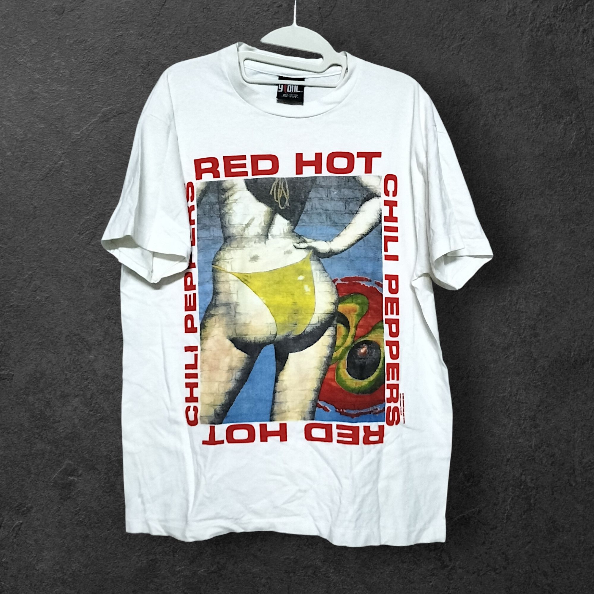 Band Tees × Giant × Vintage 90s Red Hot Chili Peppers Giant Tag