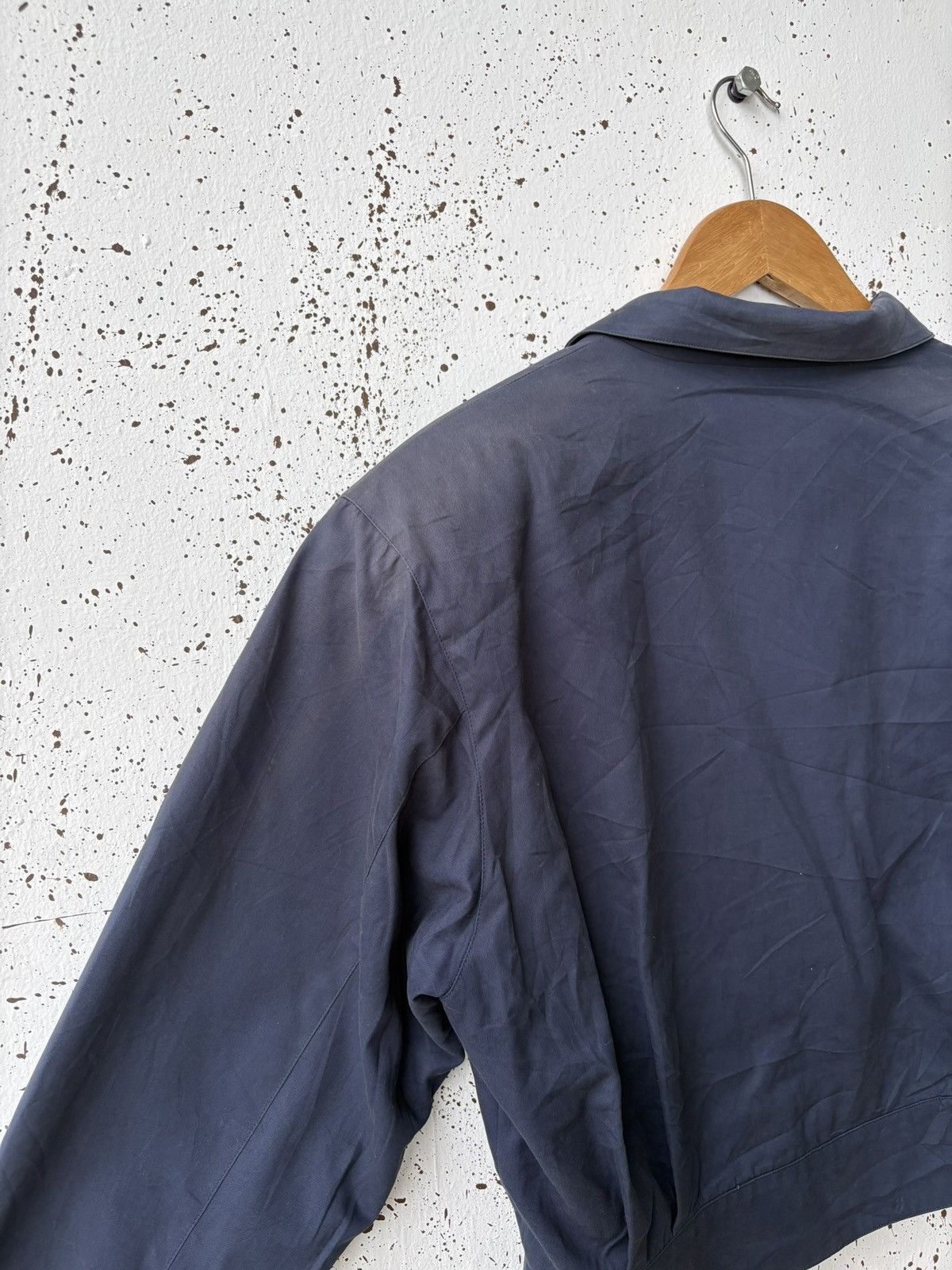 Burberry Vintage Burberrys Navy Tailored Crop Blazer Jacket Size US M / EU 48-50 / 2 - 13 Thumbnail