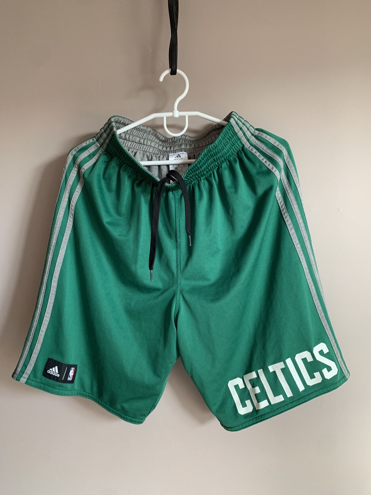 NBA Boston Celtics NBA rap hip hop basketball adidas shorts 2015 Size US 32 / EU 48 - 1 Thumbnail