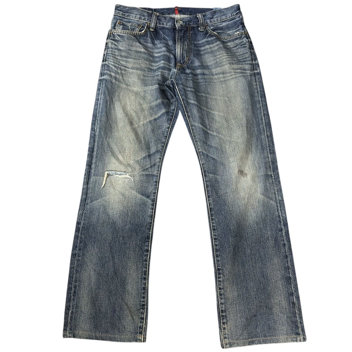 Undercover × Uniqlo 🔥🇯🇵 Vintage Japanese Uniqlo S002 Seditionaries Denim Jeans Size US 33 - 2 Thumbnail