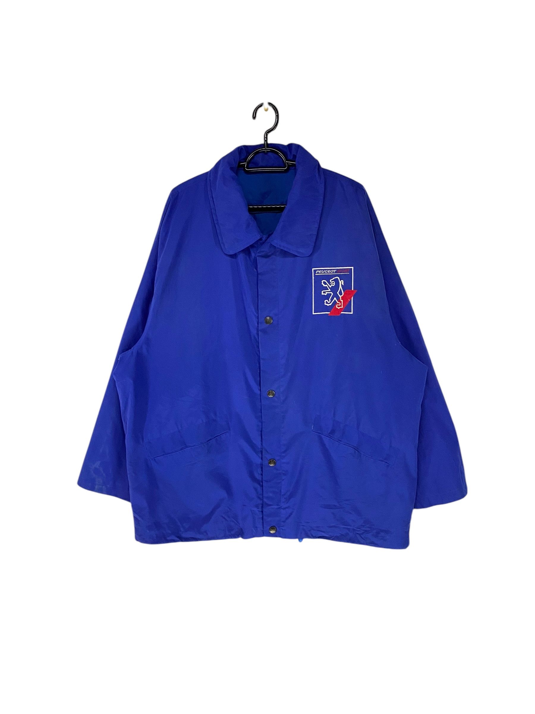 Vintage 90s Peugeot CLAAS embroidered logo coah jacket Size US L / EU 52-54 / 3 - 2 Thumbnail