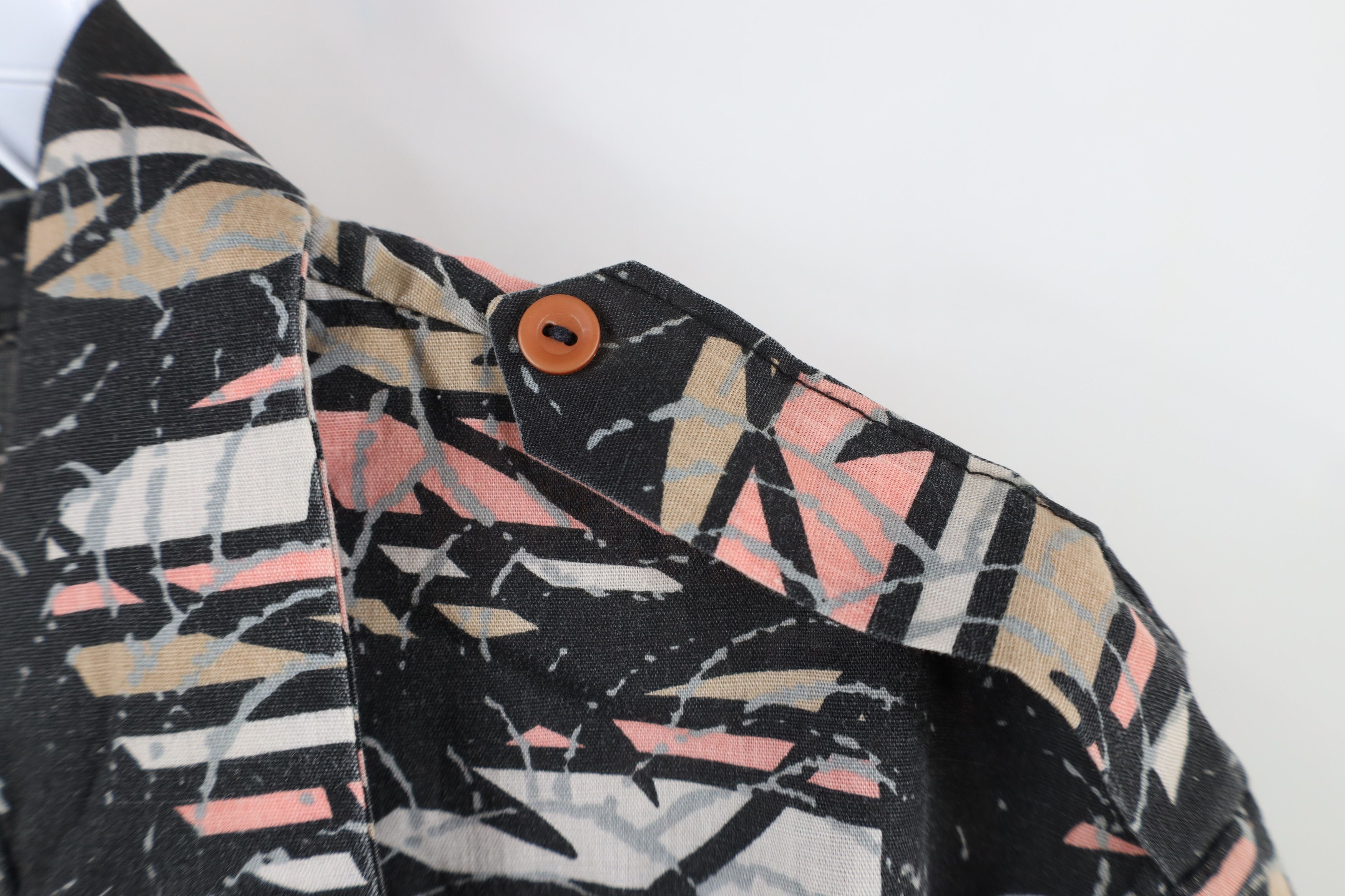 Vintage Vintage 90s Streetwear Military Style Button Shirt USA Size XXL / US 16-18 / IT 52-54 - 5 Thumbnail