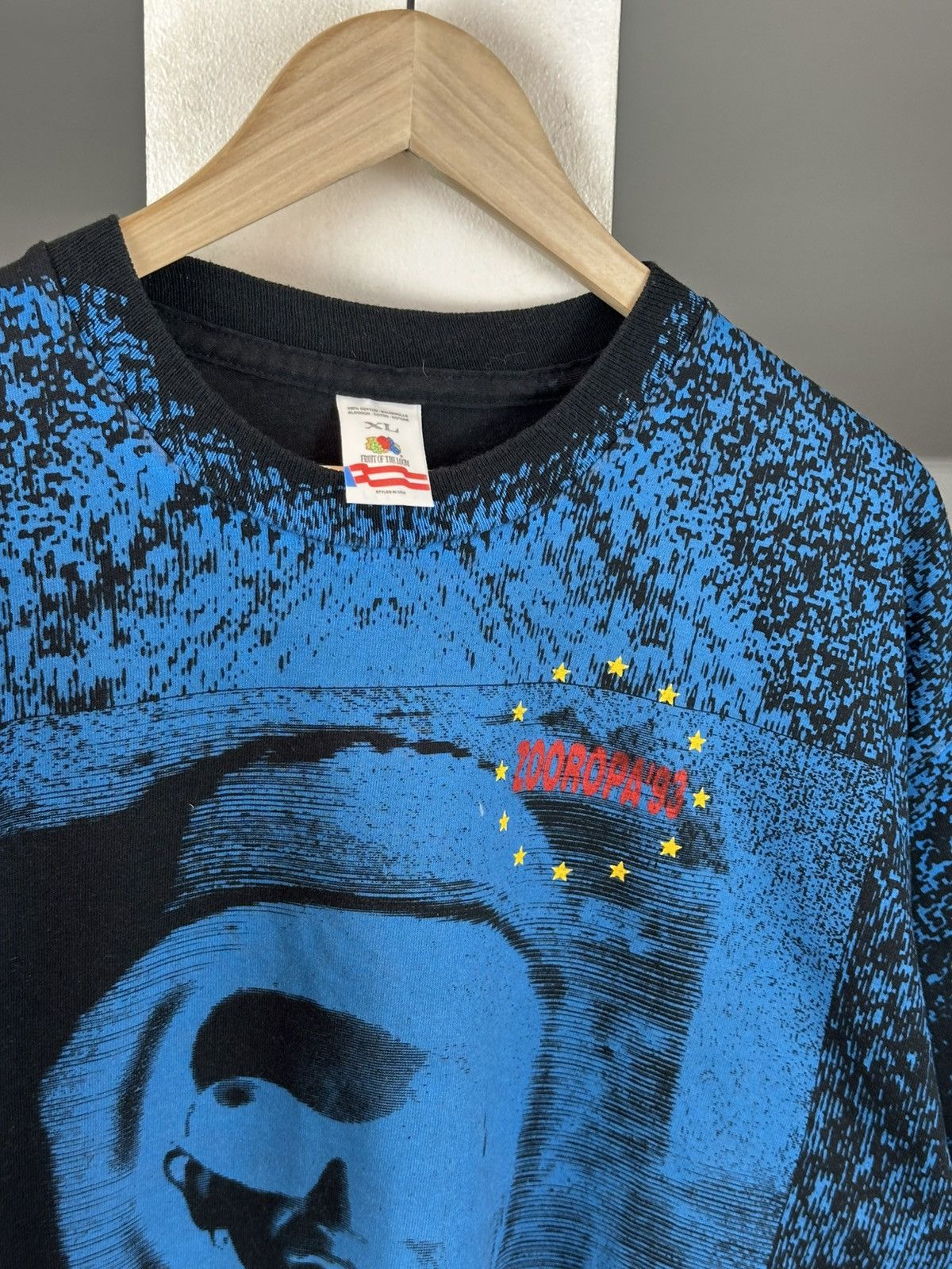 Band Tees U2 Zooropa 1993 T-Shirt Vintage Zoo TV The Final XL Rare Size US XL / EU 56 / 4 - 3 Thumbnail
