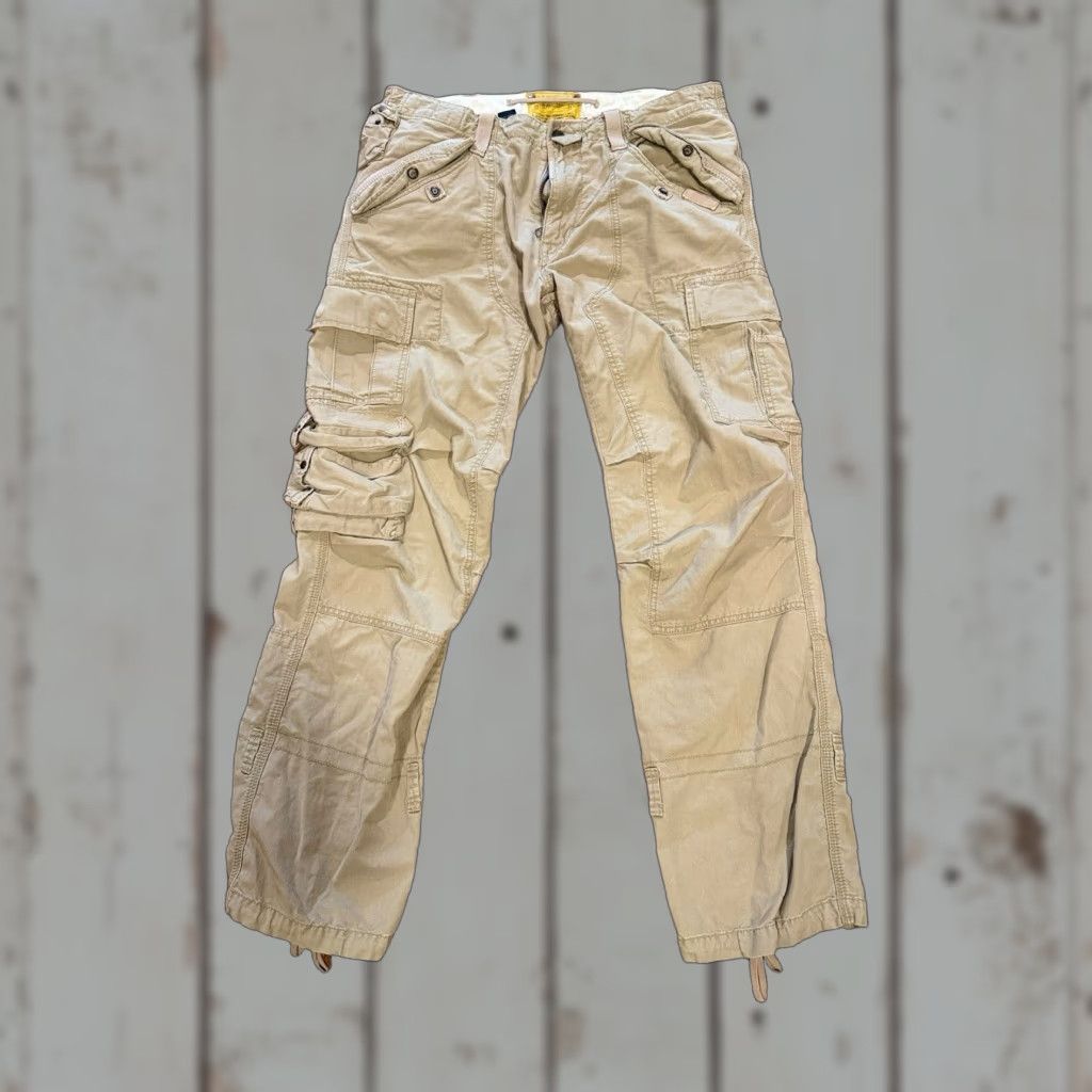 Polo Ralph Lauren VINTAGE Polo Ralph Lauren Paratrooper Cargo Pants Men 36x32 Beige Military Slim Pants Mens Beige Cargo Paratrooper Vintage Polo Ralph Lauren Pullover? Size US M / EU 48-50 / 2 - 1 Thumbnail