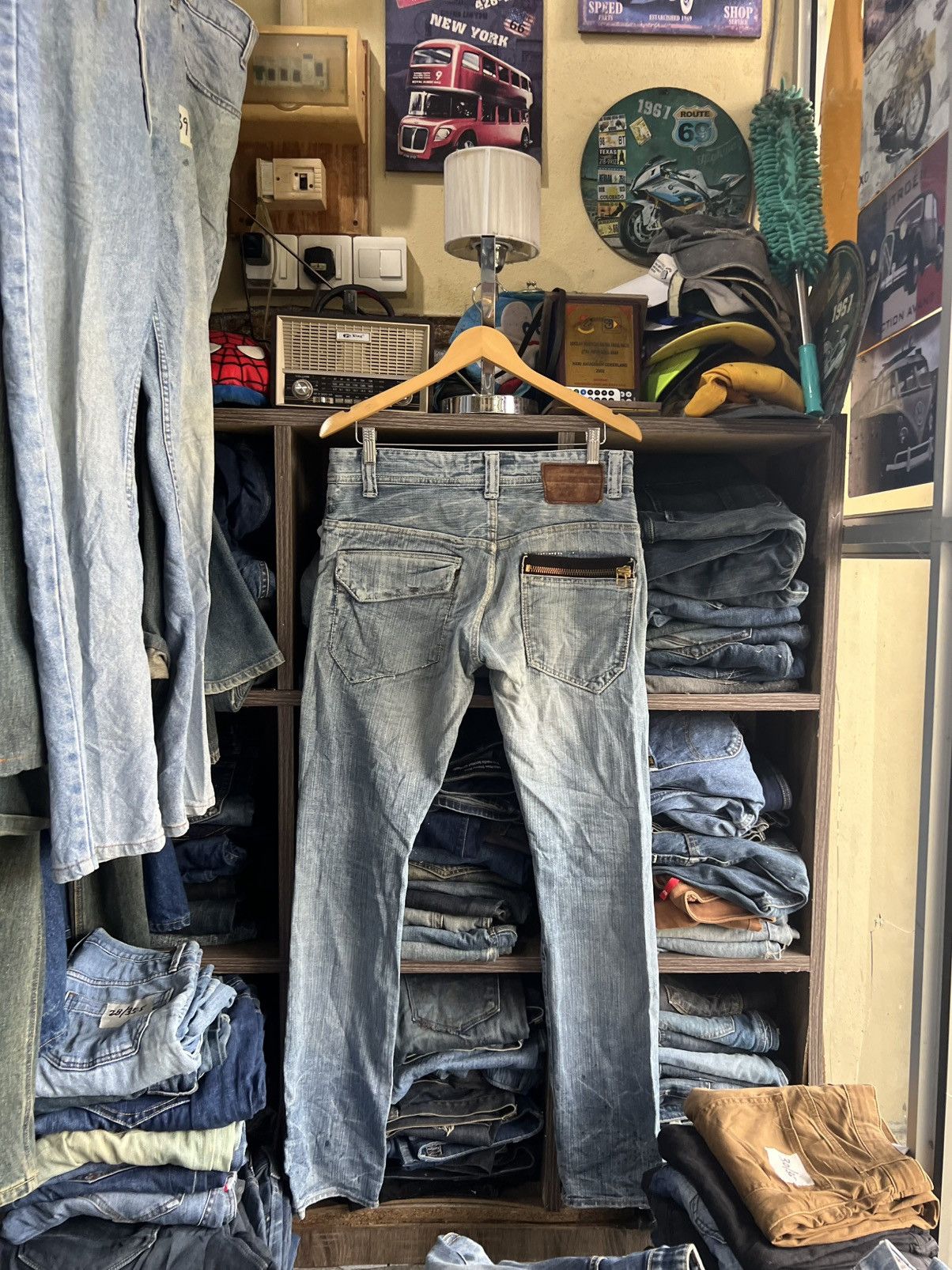 Johnbull 🔥Vintage Johnbull Kojima Japan Distressed Denim Size US 33 - 2 Thumbnail