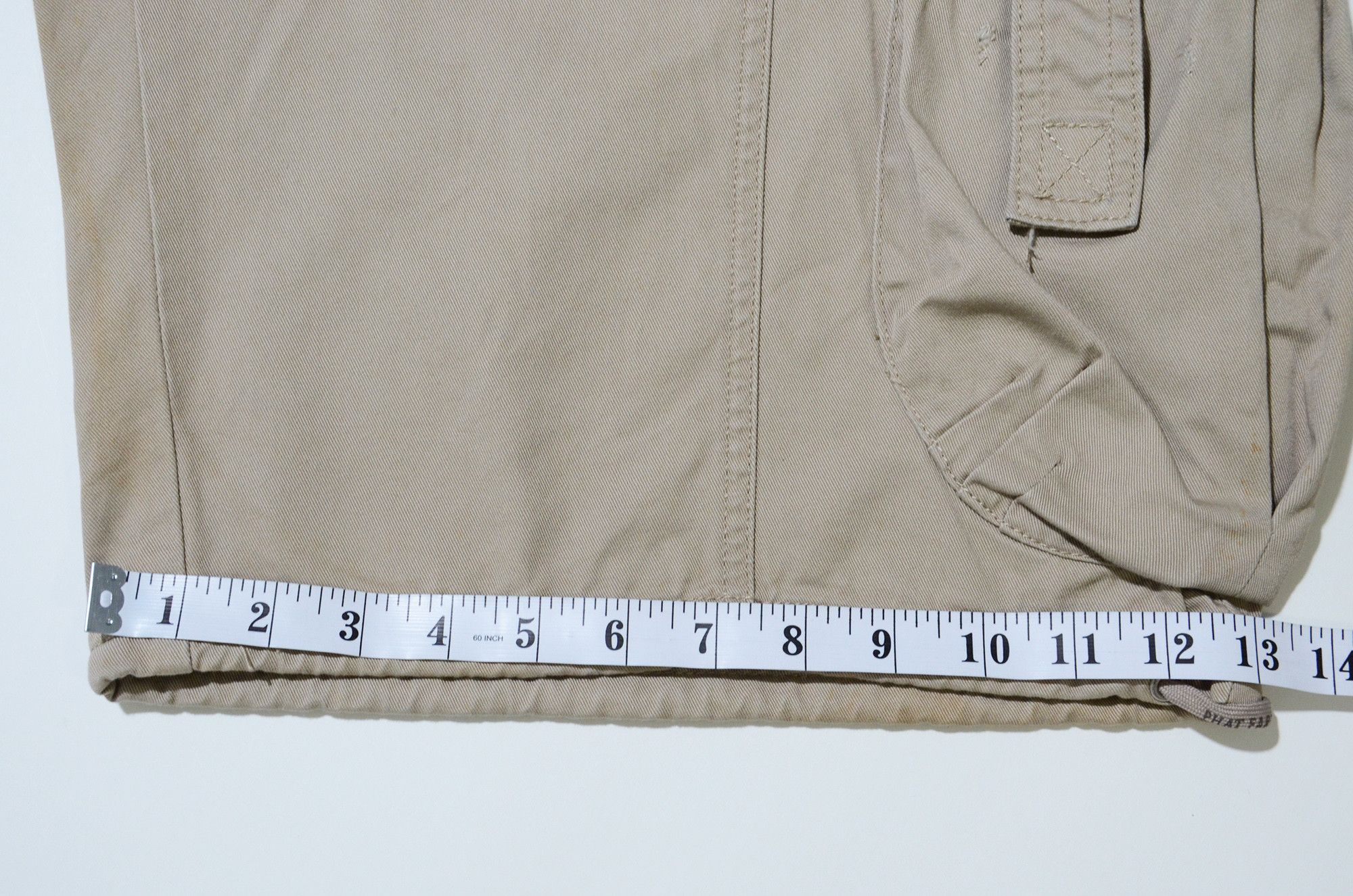 Phat Farm Phat Farm W36 Beige Cargo Shorts 90s Hip Hop Streetwear Size US 36 / EU 52 - 19 Thumbnail