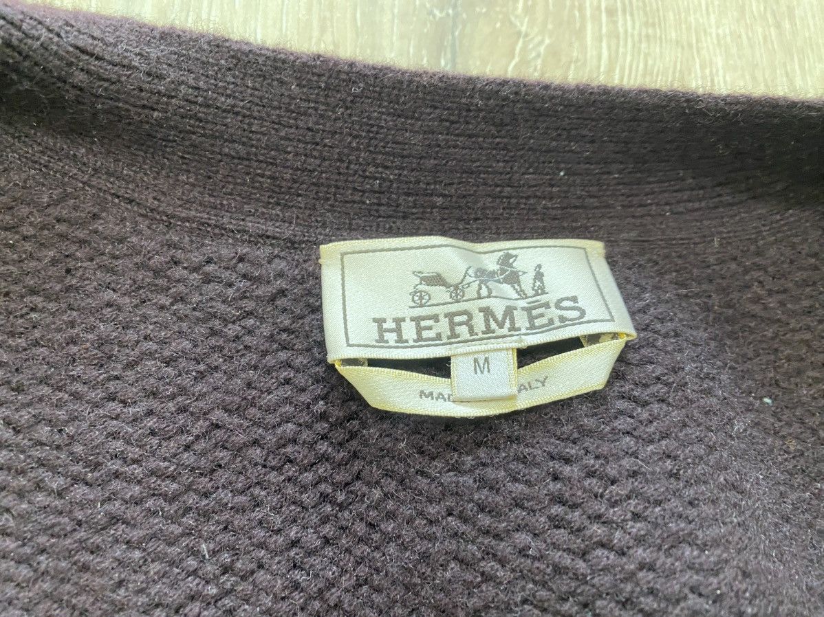 Hermes Hermes 100% Cashmere Lambskin Details Cardigan Jacket Size US M / EU 48-50 / 2 - 7 Thumbnail