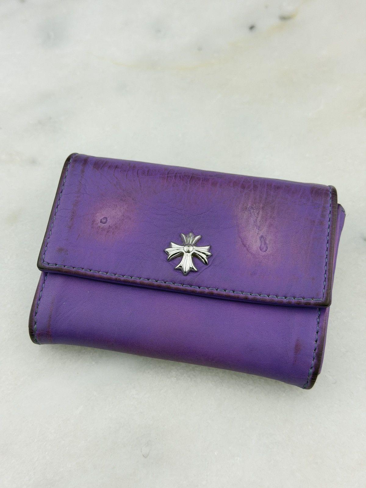 Chrome Hearts CHROME HEARTS PLUS CROSS WALLET PURPLE Size ONE SIZE - 3 Thumbnail
