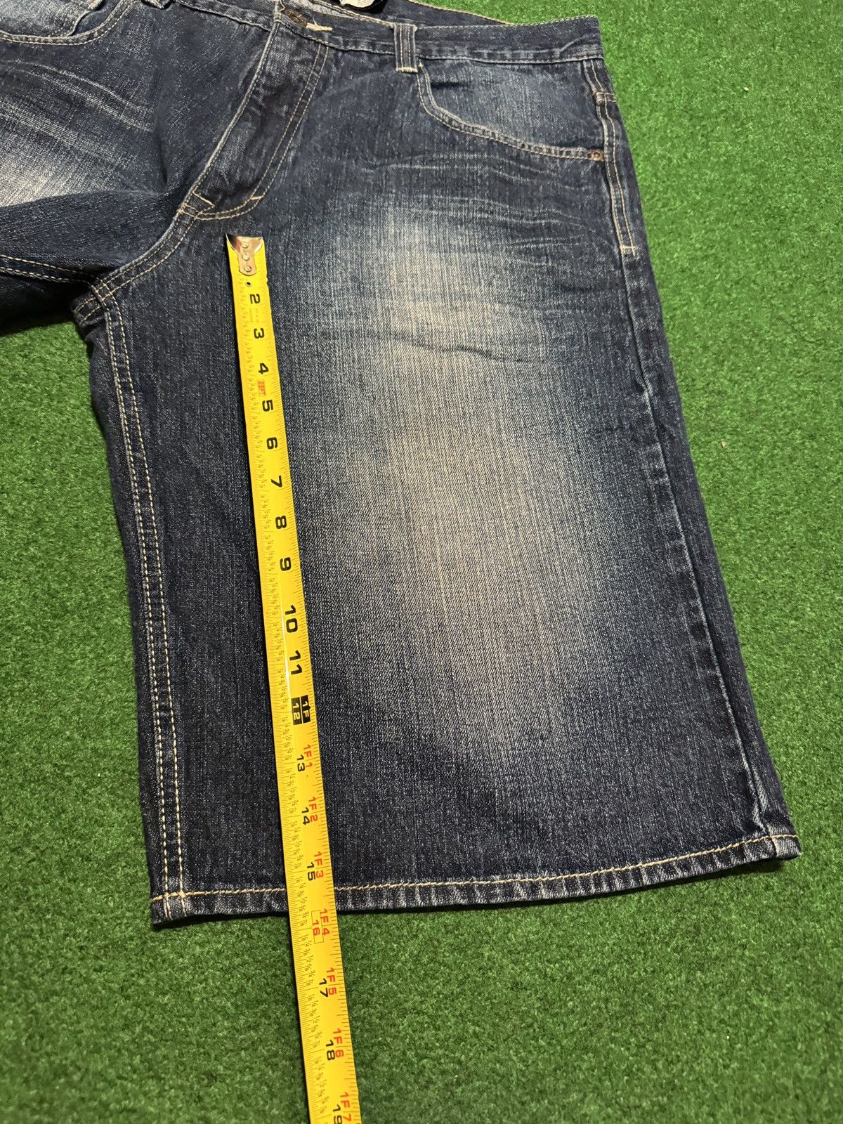 Avirex Vintage Y2K Avirex Cross Hip Hop Jorts Baggy Denim Shorts Size US 40 / EU 56 - 5 Thumbnail