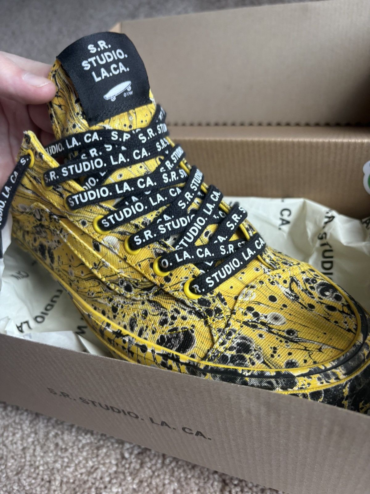 Sterling Ruby Sterling Ruby S.R. Studio Soto yellow vans Size US 11 / EU 44 - 9 Thumbnail